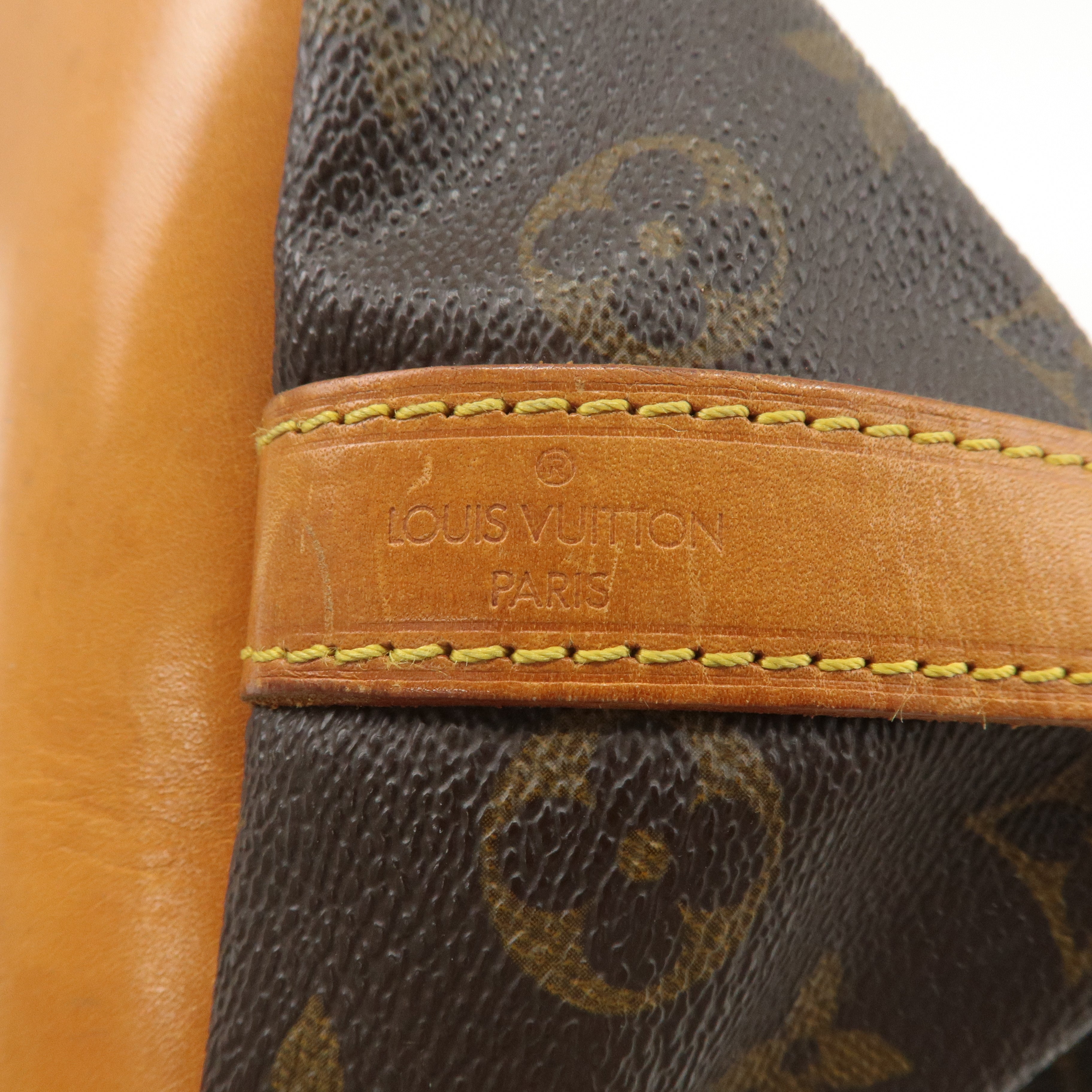 Louis Vuitton Monogram Petit Noe Shoulder Bag Brown M42226