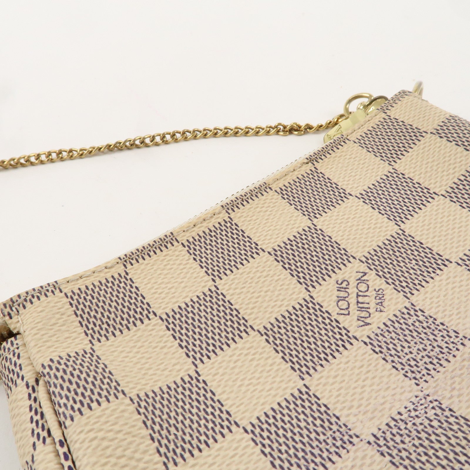 Louis Vuitton Damier Azur Mini Pochette Accessoires Pouch N58010