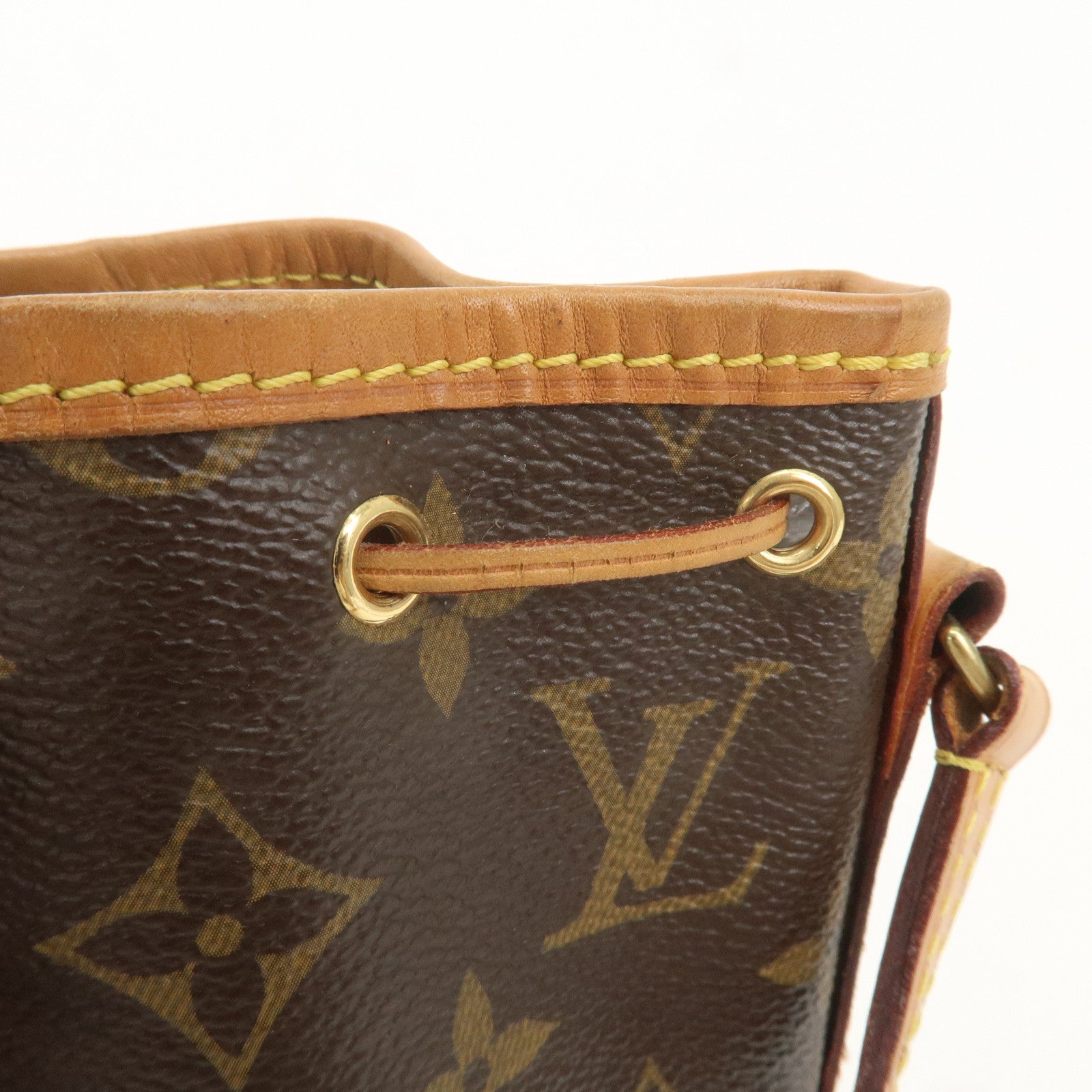 Louis Vuitton Monogram Nano Noe Shoulder Bag Brown M41346