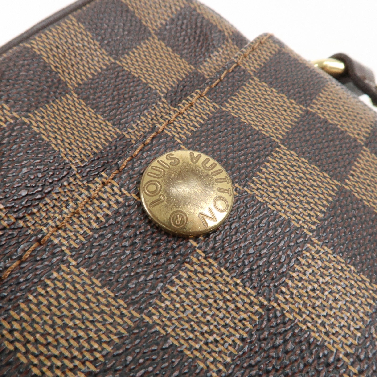 Louis Vuitton Damier Rift Shoulder Bag Brown N60009