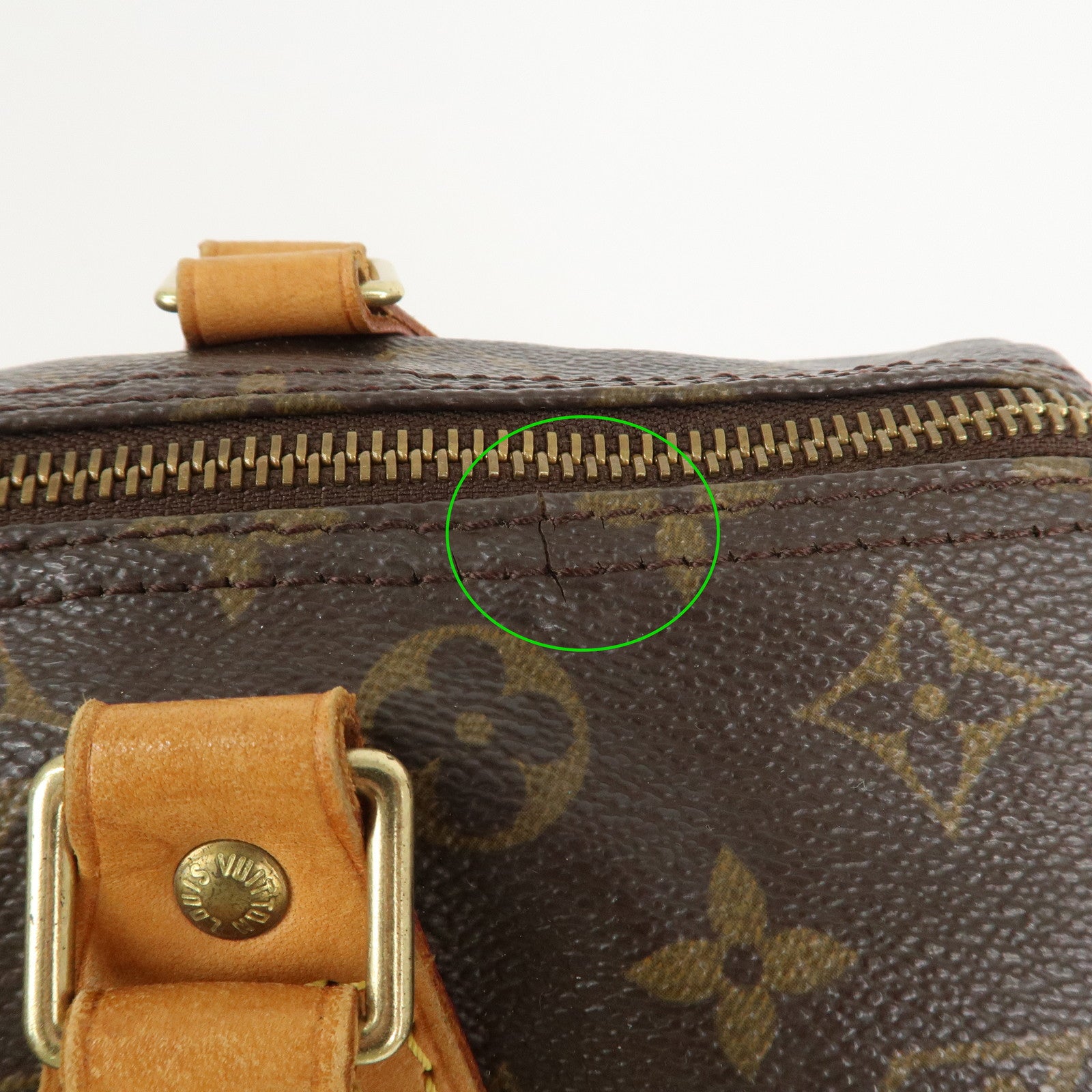 Louis Vuitton Monogram Speedy 30 Hand Bag Boston Bag M41526 Used