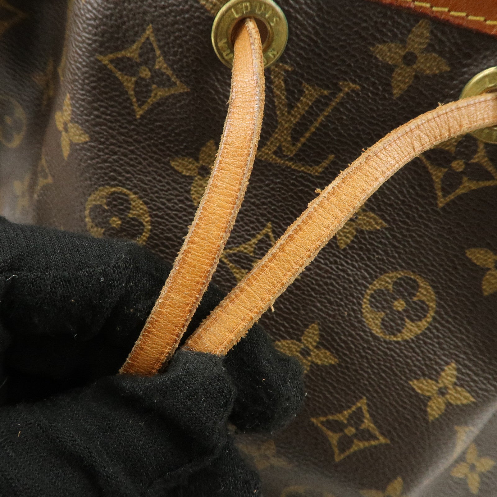 Louis Vuitton Monogram Petit Noe Shoulder Bag Brown M42226 Used