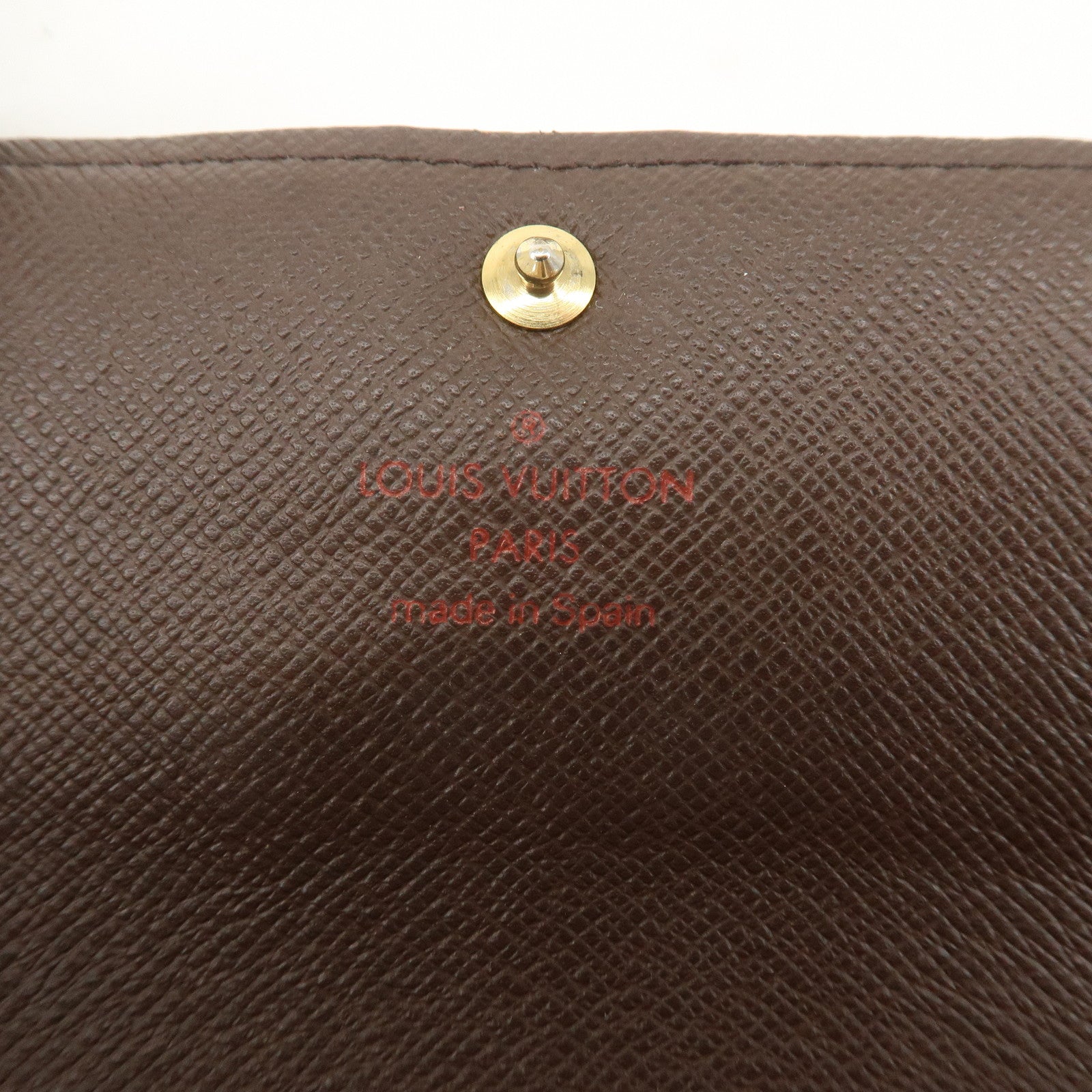 Louis Vuitton Damier Portefeuille Sarah Long Wallet Brown N61734