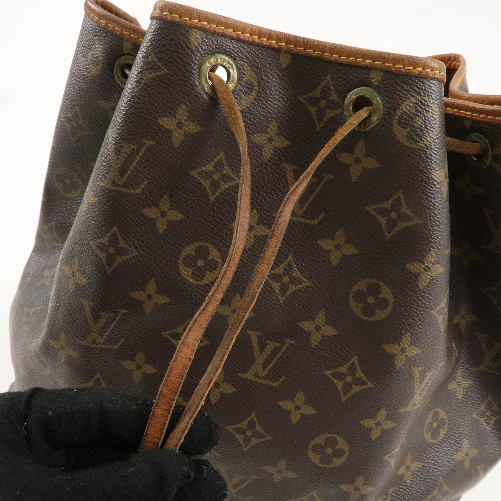 Louis Vuitton Monogram Noe Shoulder Bag Hand Bag Brown M42224