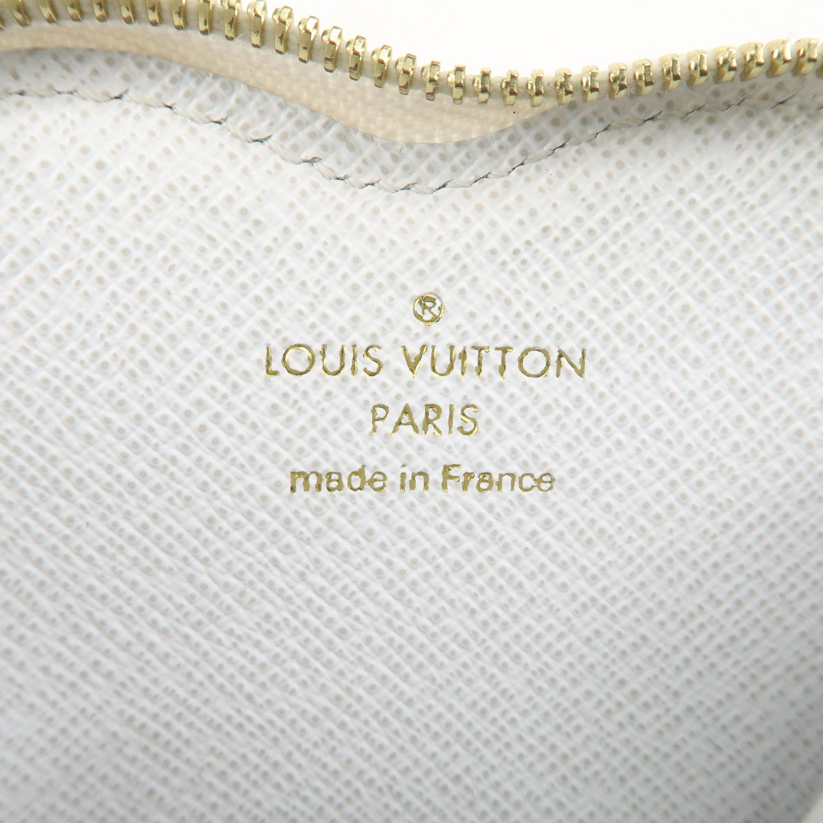 Louis Vuitton Epi Porte Monnaie Love Lock Coin Case Blanc M63996