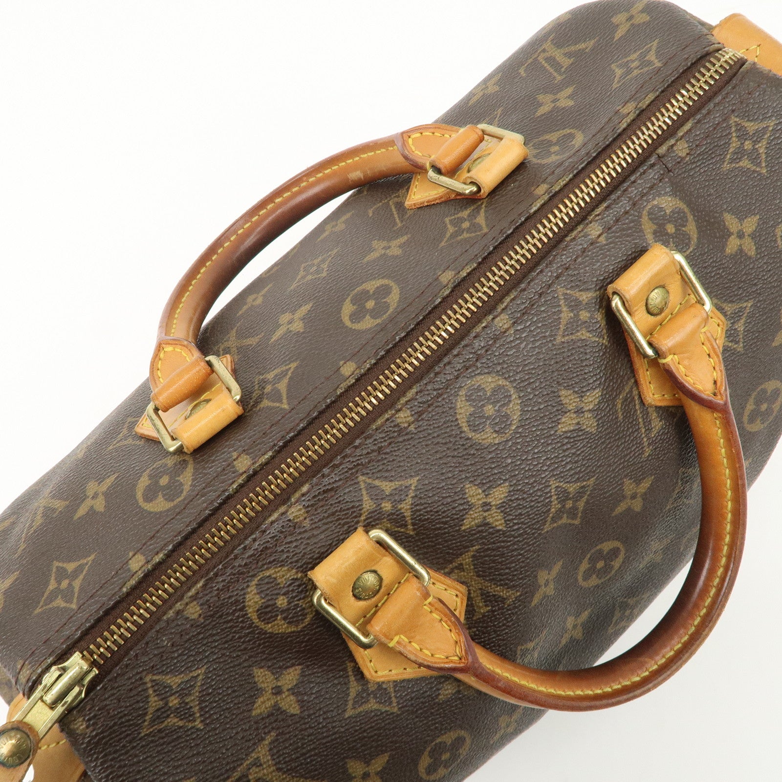 Louis Vuitton Monogram Speedy 30 Hand Bag Boston Bag M41526 Used