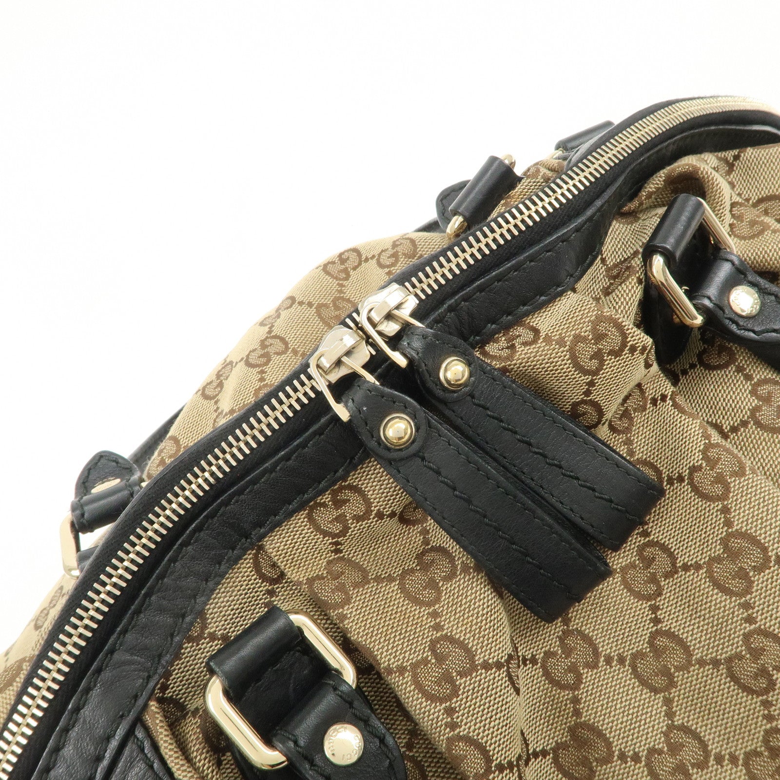 GUCCI Sukey GG Canvas Leather 2WAY Bag Shoulder Bag 223974 Used