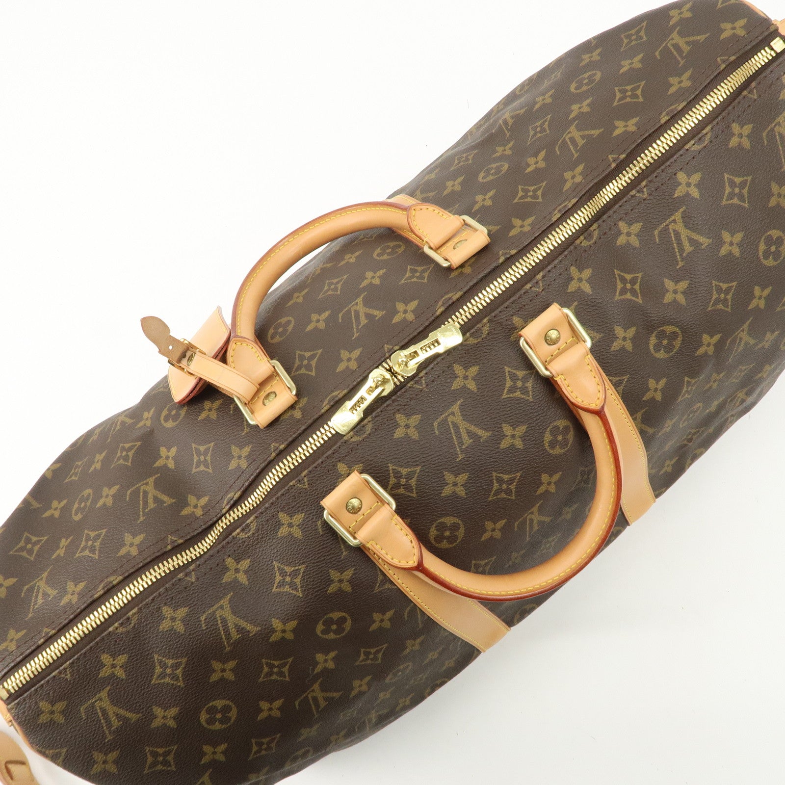 Louis Vuitton Monogram Keep All Bandouliere 55 Boston Bag M41414 Used