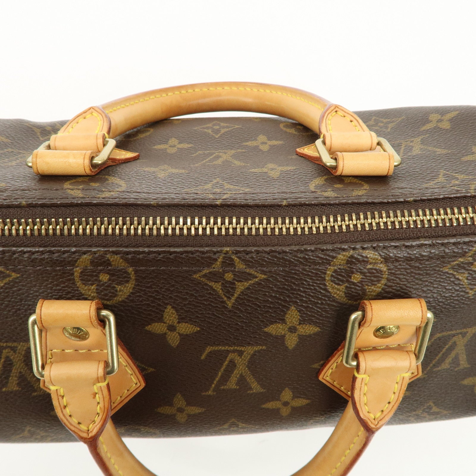 Louis Vuitton Monogram Speedy 25 Hand Bag Boston Bag M41528 Used