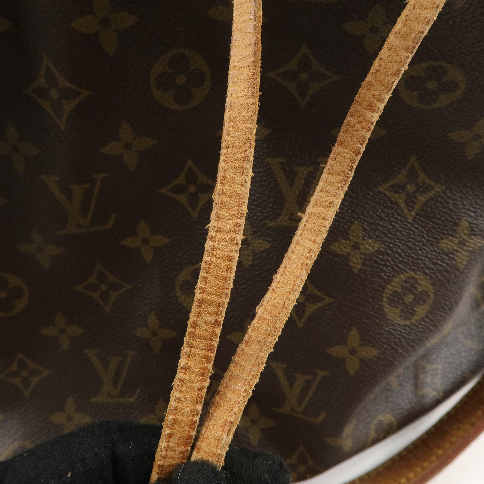 Louis Vuitton Monogram Petit Noe Shoulder Bag Brown M42226