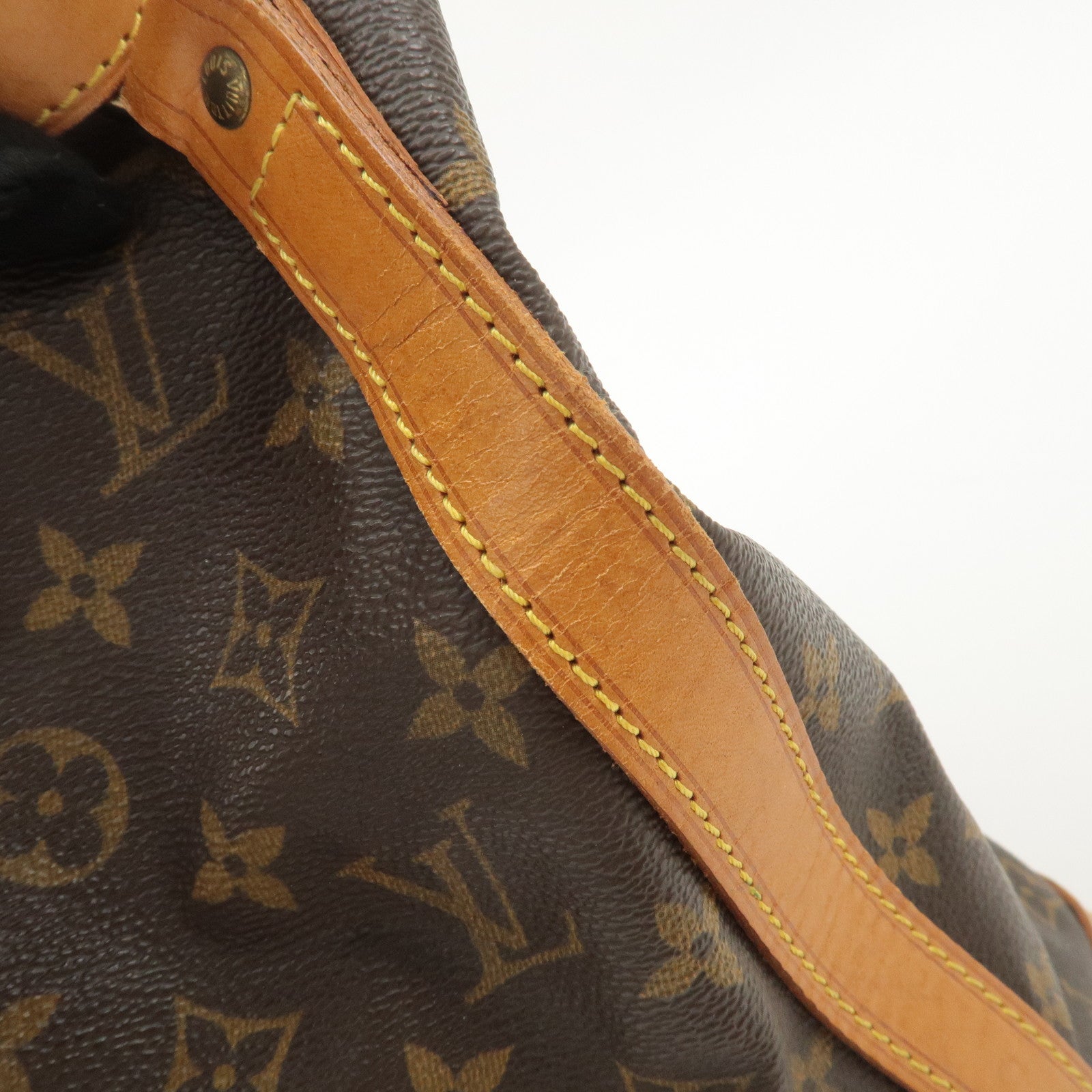 Louis Vuitton Monogram Noe Shoulder Bag Hand Bag Brown M42224 Used