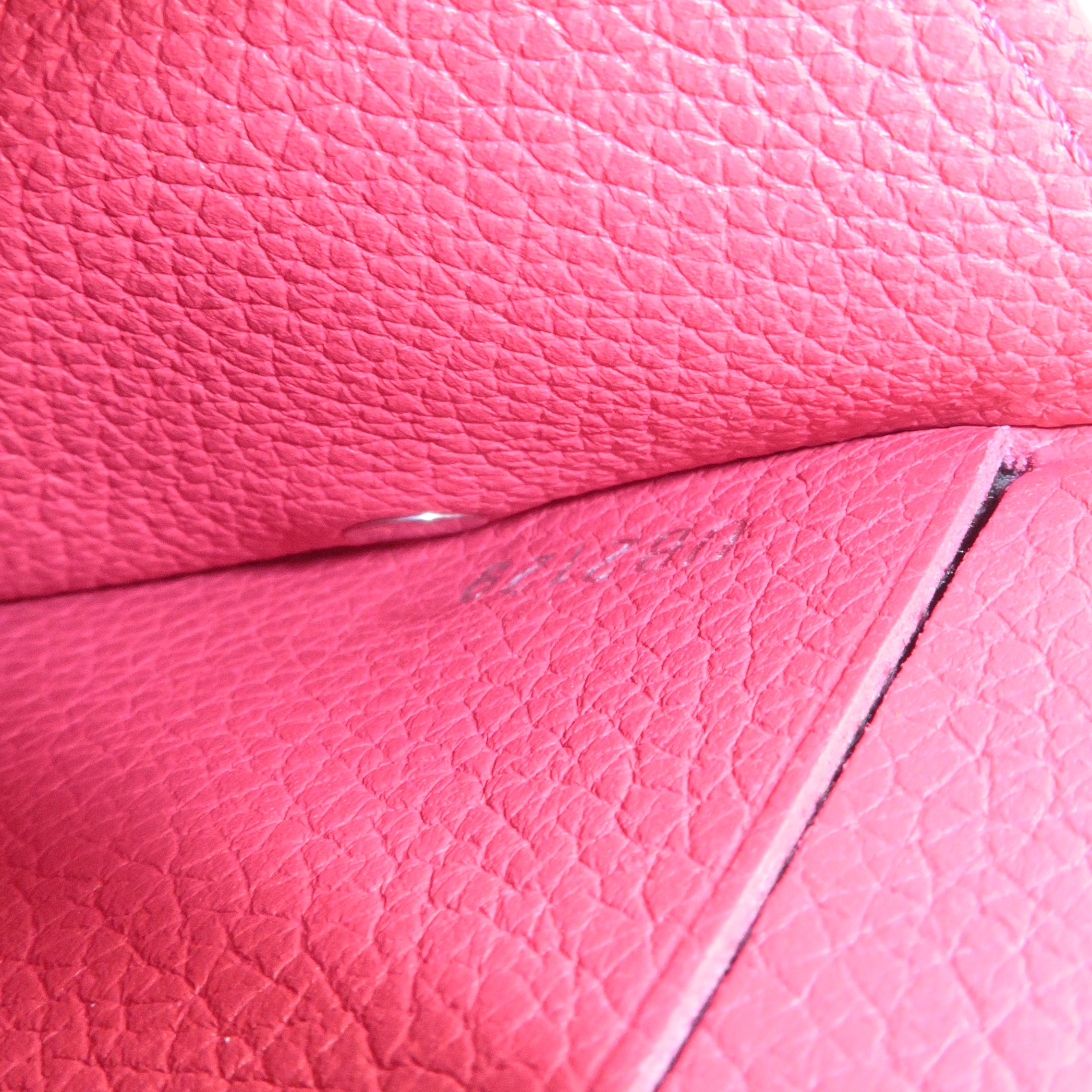 Louis Vuitton Portefeuille Lock Mini Leather Wallet Pink M67860