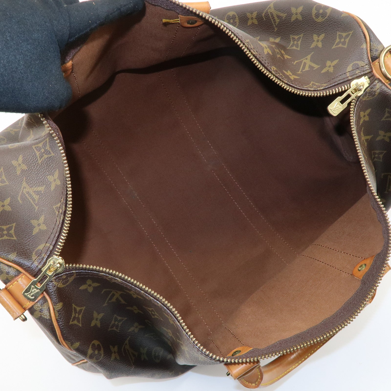 Louis Vuitton Monogram Keep All Bandouliere 50 Boston Bag M41416