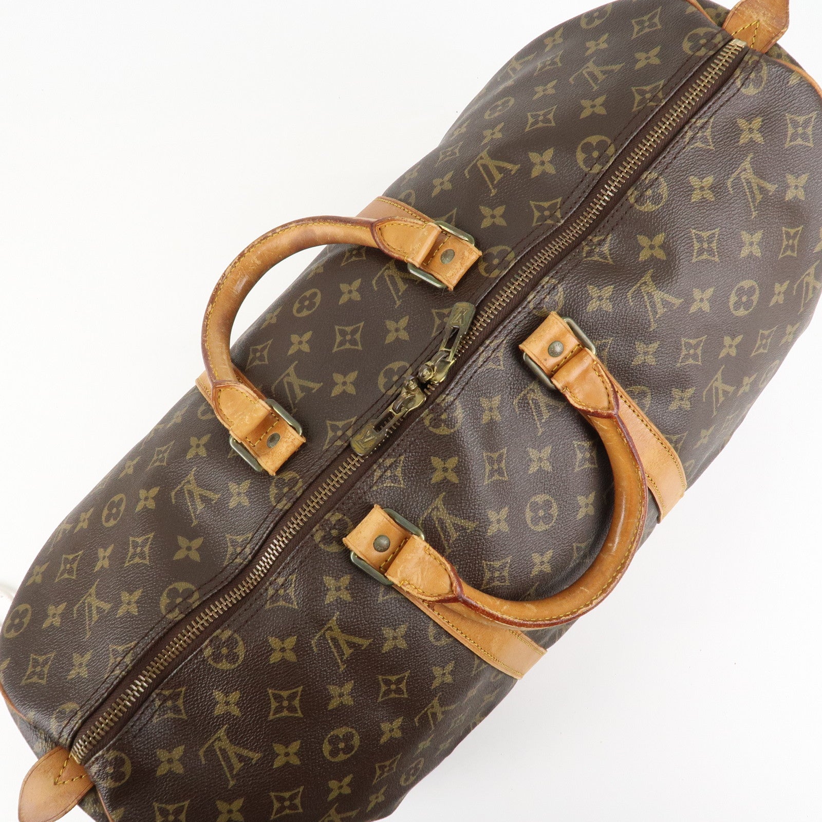 Louis Vuitton Monogram Keep All 50 Bag Boston Bag M41426 Used