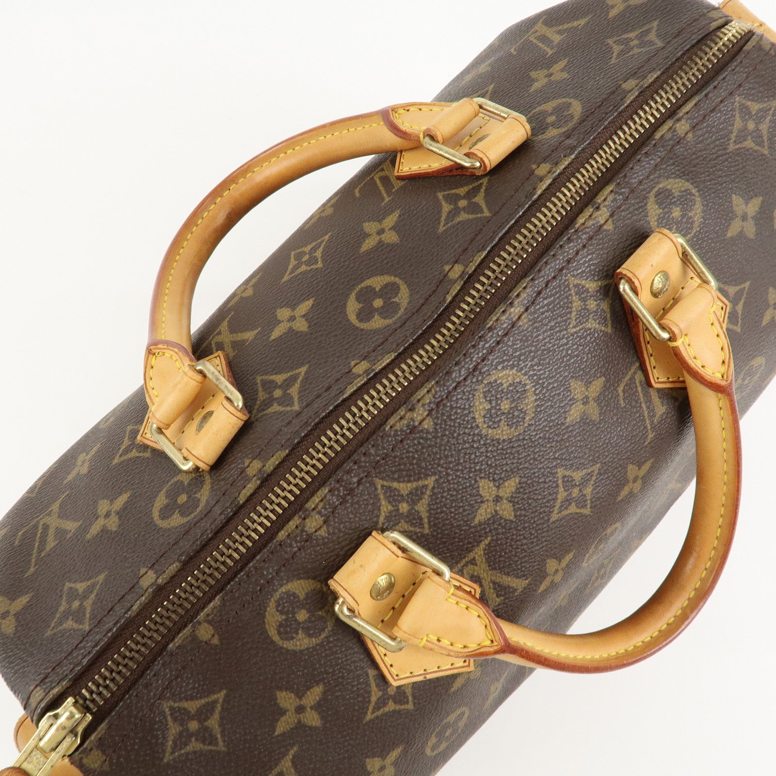 Louis Vuitton Monogram Speedy 30 Hand Bag Boston Bag M41526 Used