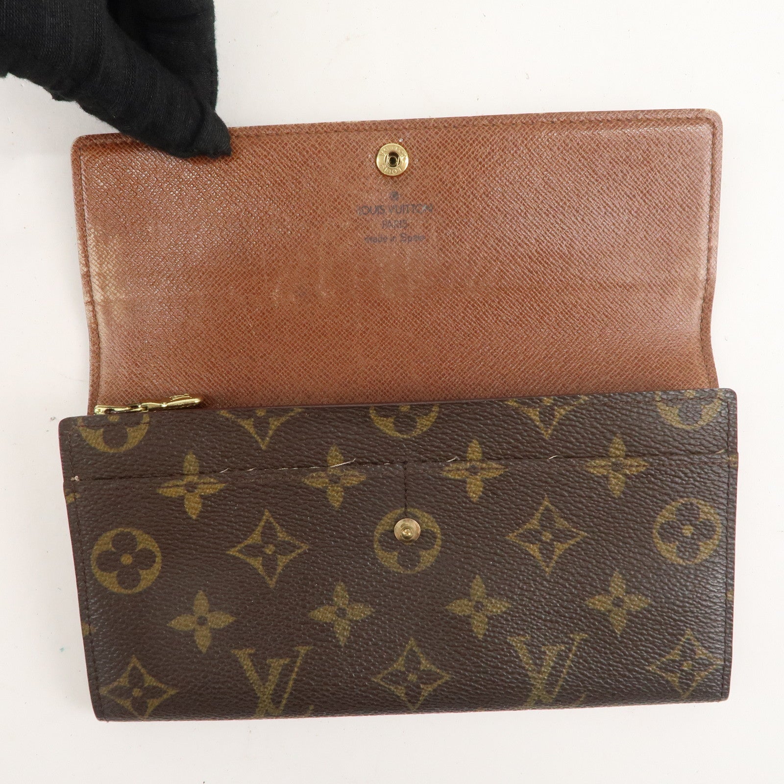 Louis Vuitton Monogram Set of 3 Wallet M61734 M61725 M61725