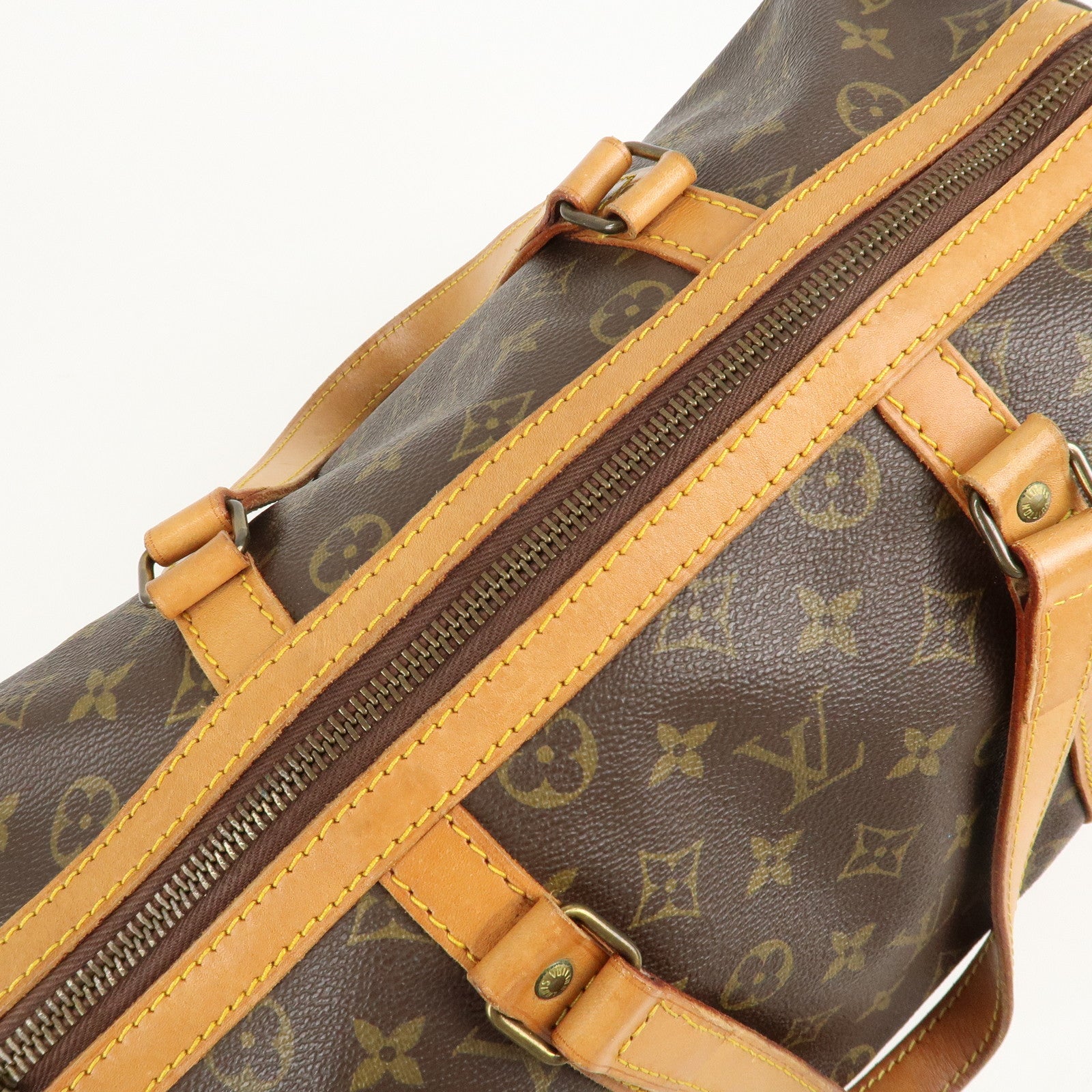 Louis Vuitton Monogram Sac Souple 35 Boston Hand Bag M41626