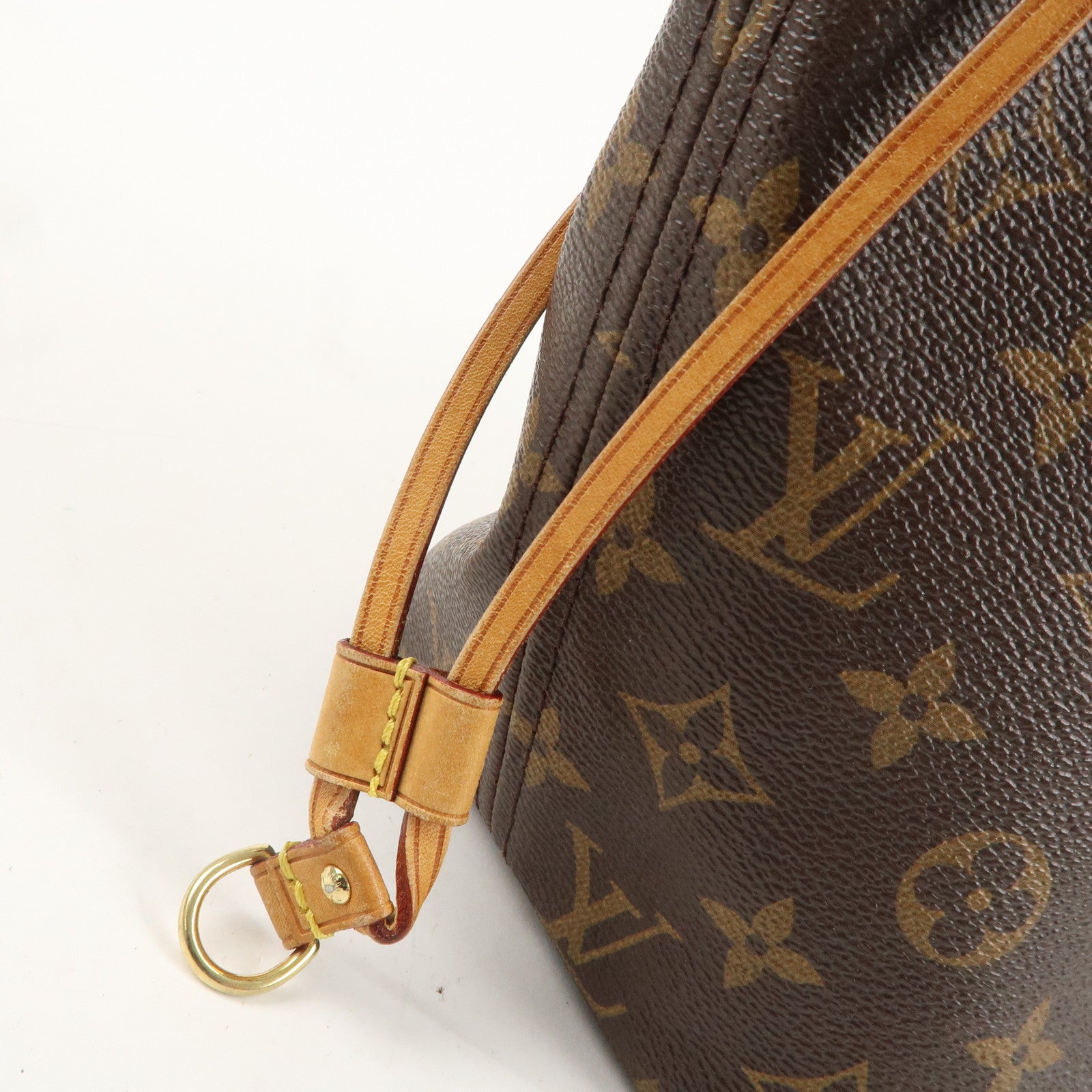 Louis Vuitton Monogram Neverfull MM Tote Bag Cerise M41177