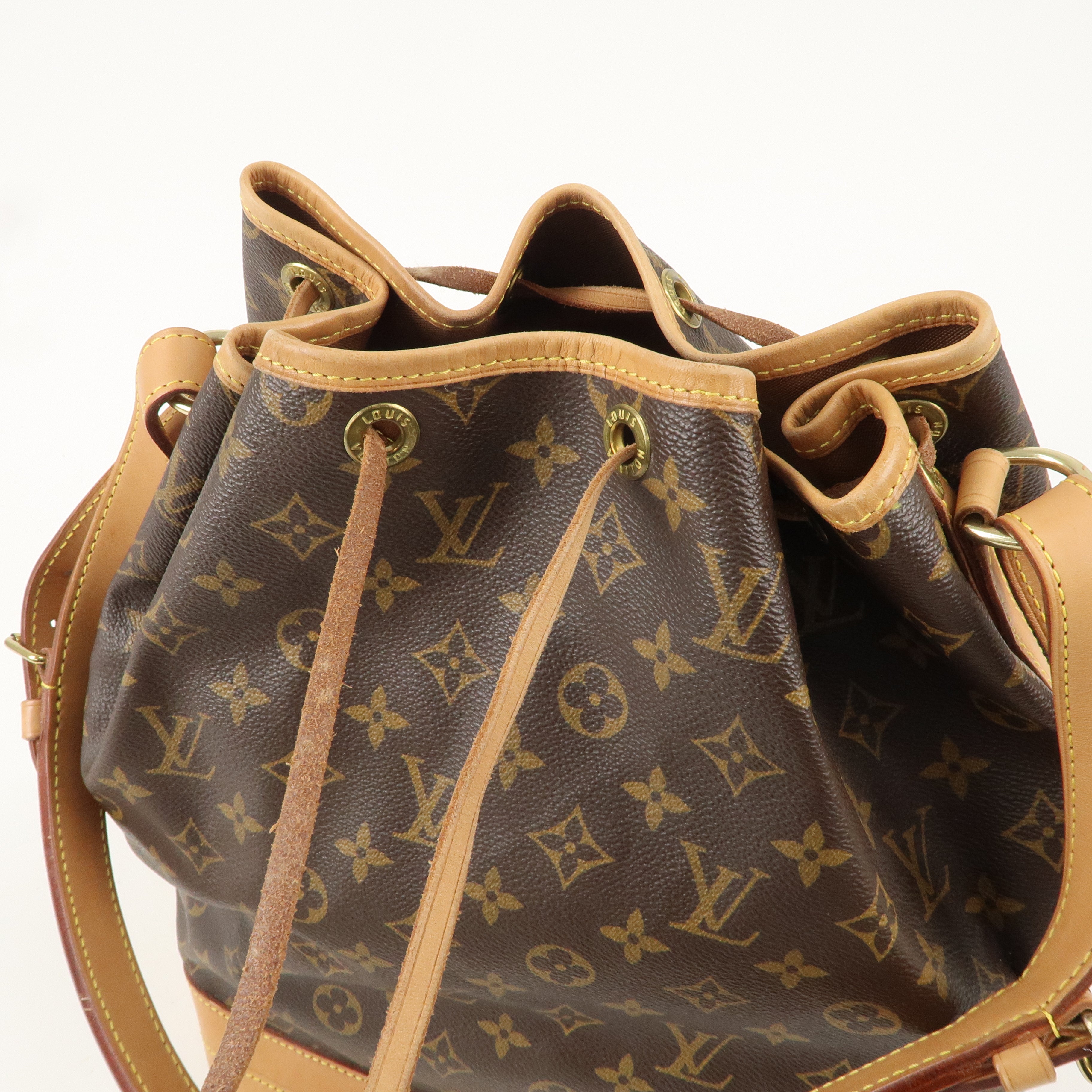 Louis Vuitton Monogram Noe Shoulder Bag Hand Bag Brown M42224