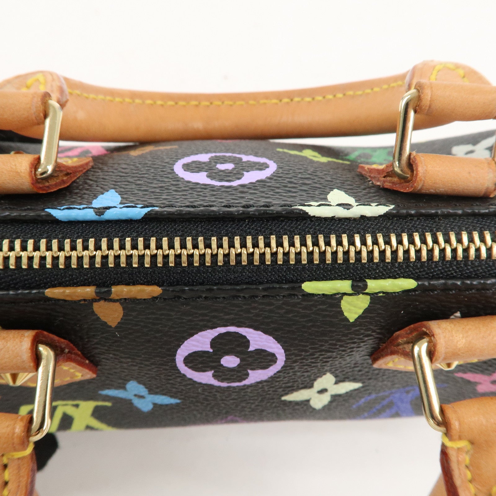 Louis Vuitton Monogram Multicolor Mini Speedy 
Strap M92644