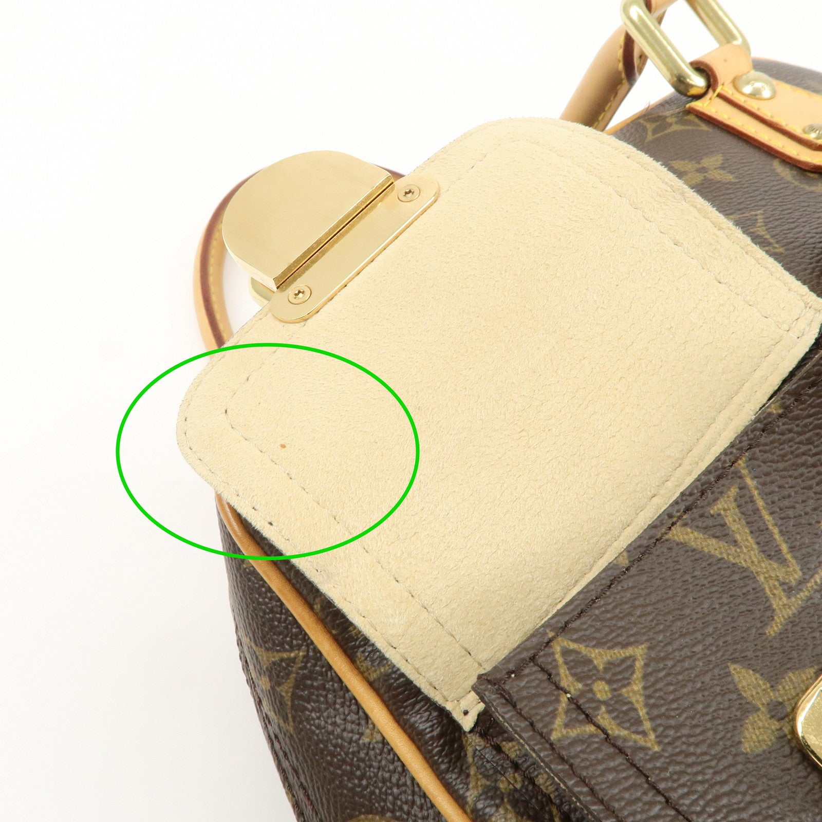 Louis Vuitton Monogram Manhattan PM Hand Bag M40026 Used