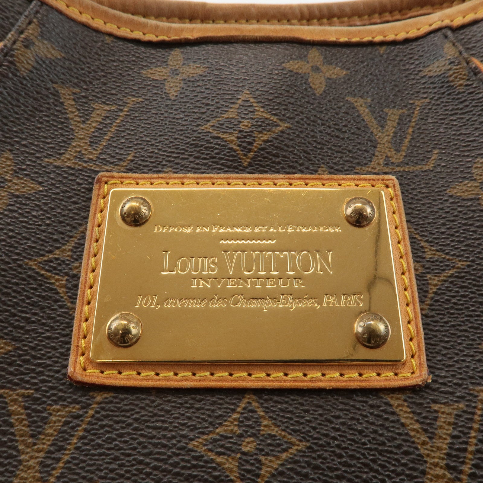 Louis Vuitton Monogram Galliera PM Shoulder Bag Brown M56382