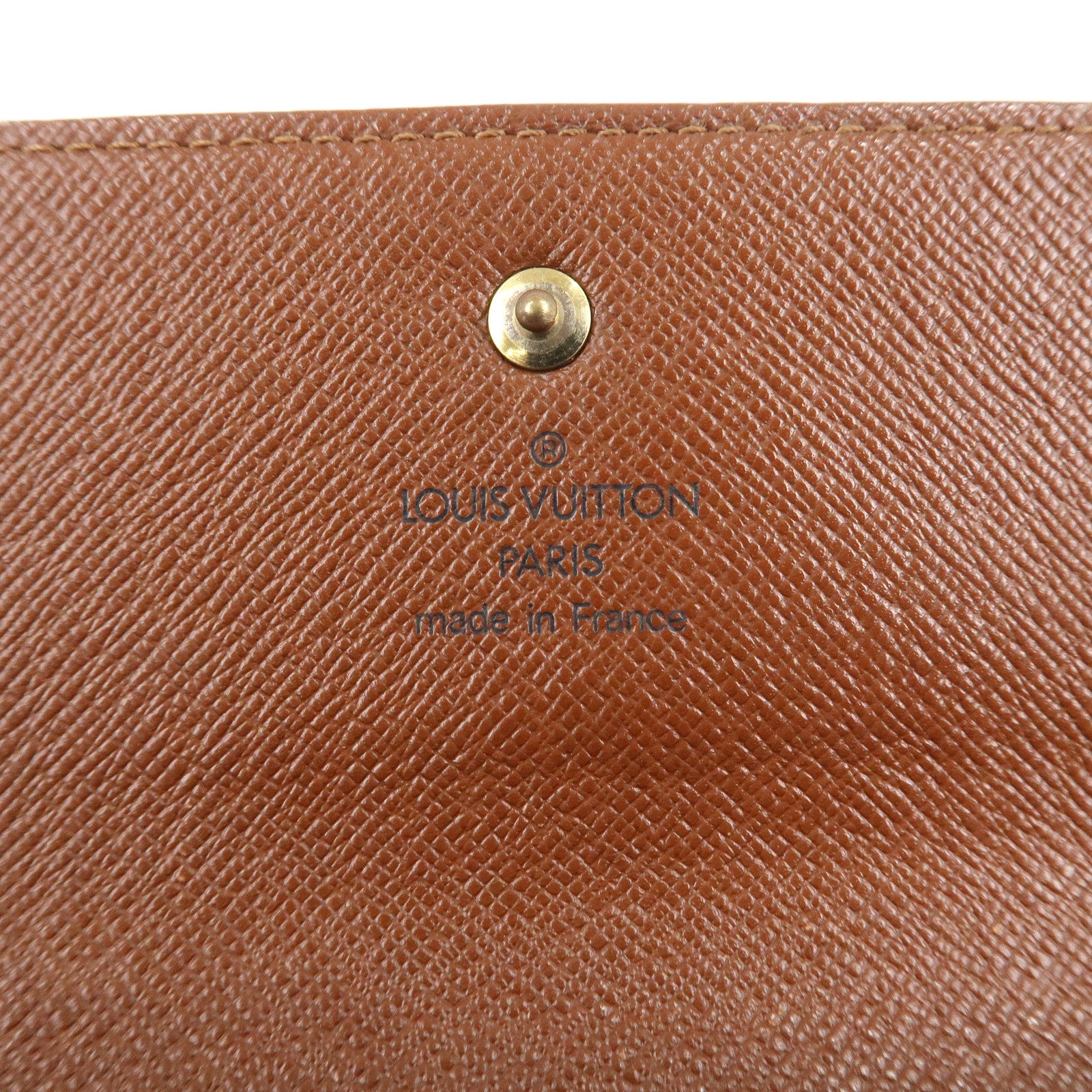 Louis Vuitton Monogram Porte Tresor International Wallet M61215 Used