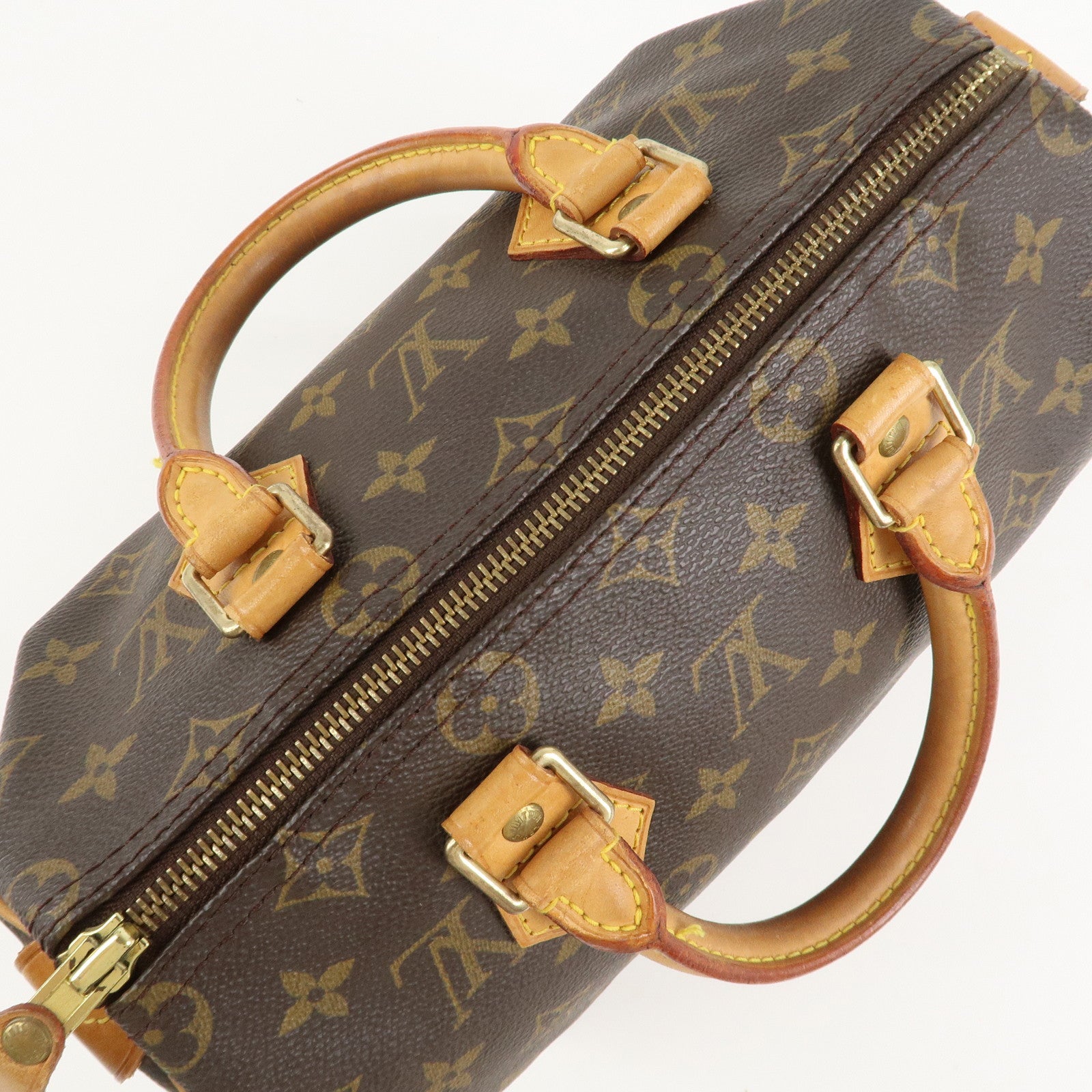 Louis Vuitton Monogram Speedy 25 Hand Bag Boston Bag M41528 Used