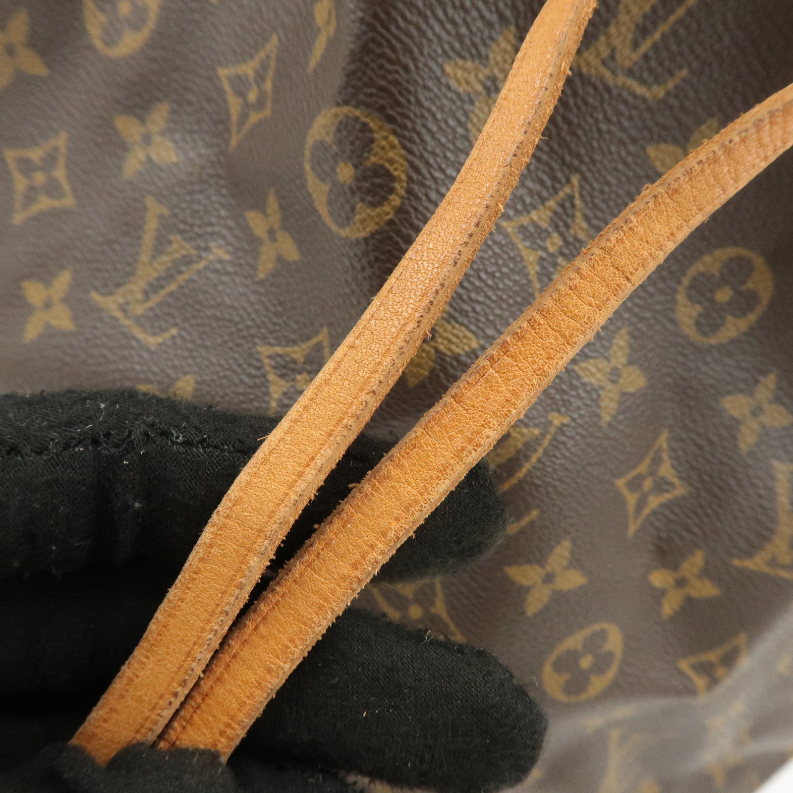 Louis Vuitton Monogram Noe Shoulder Bag Hand Bag Brown M42224 Used