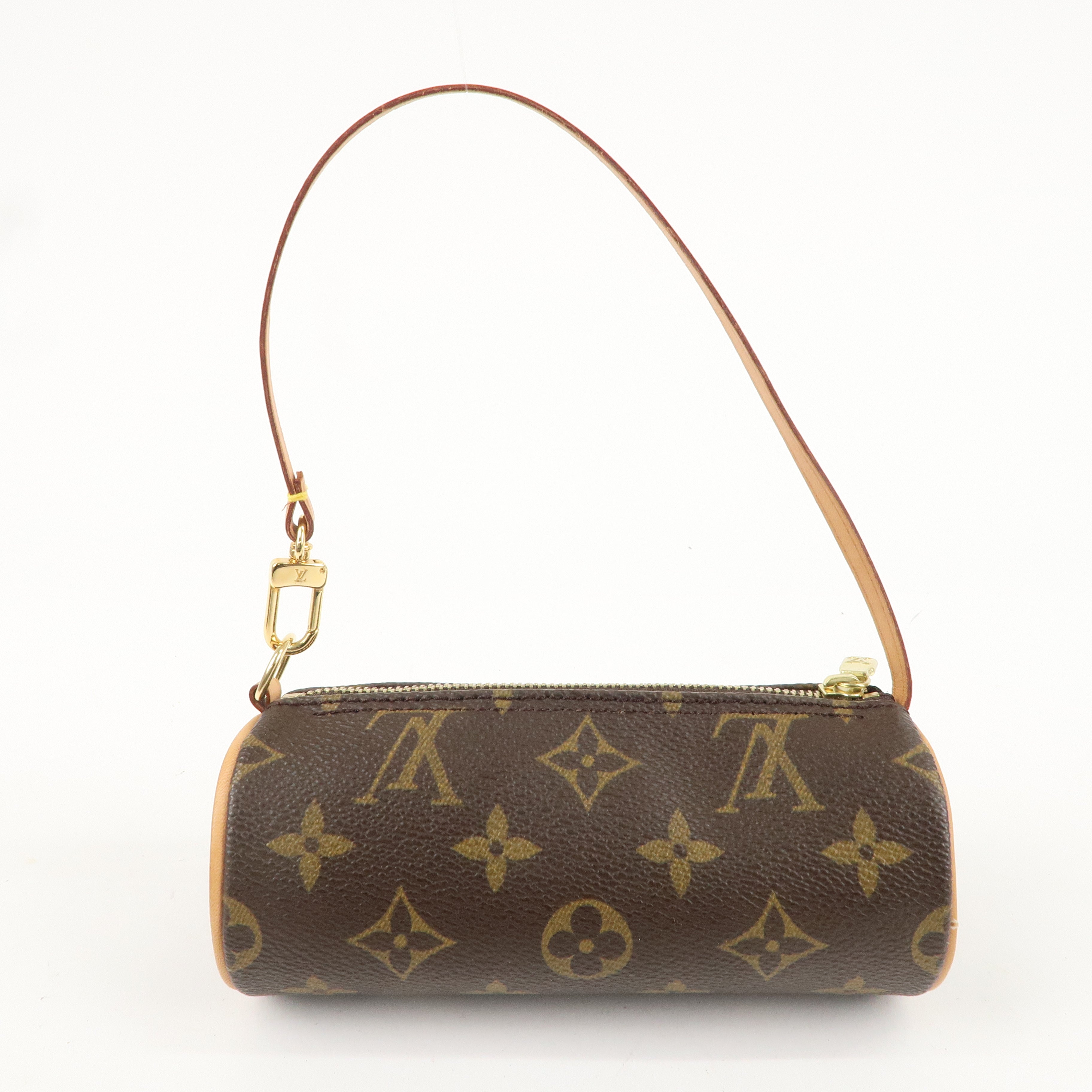 Louis Vuitton Monogram Papillon 30 Hand Bag 
Pouch Brown M51385