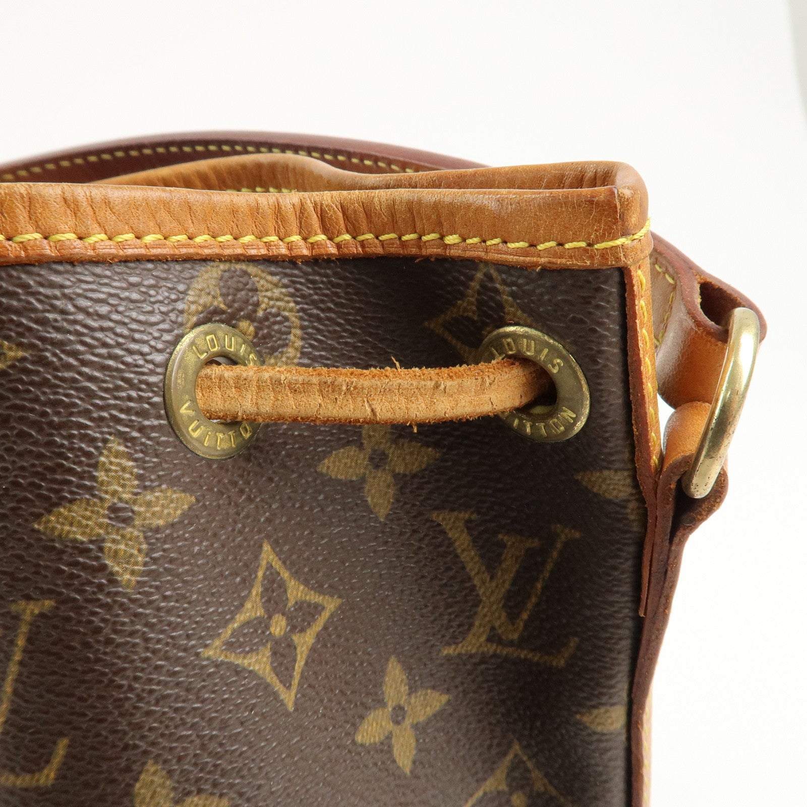 Louis Vuitton Monogram Mini Noe Hand Bag Brown M42227 Used