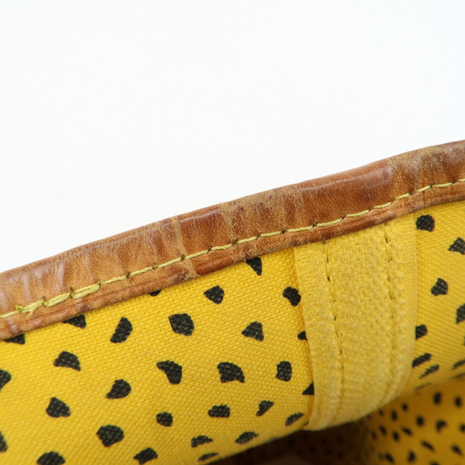 Louis Vuitton Yellow Pumpkin Dots Yayoi Kusama Neverfull MM M40685 Used