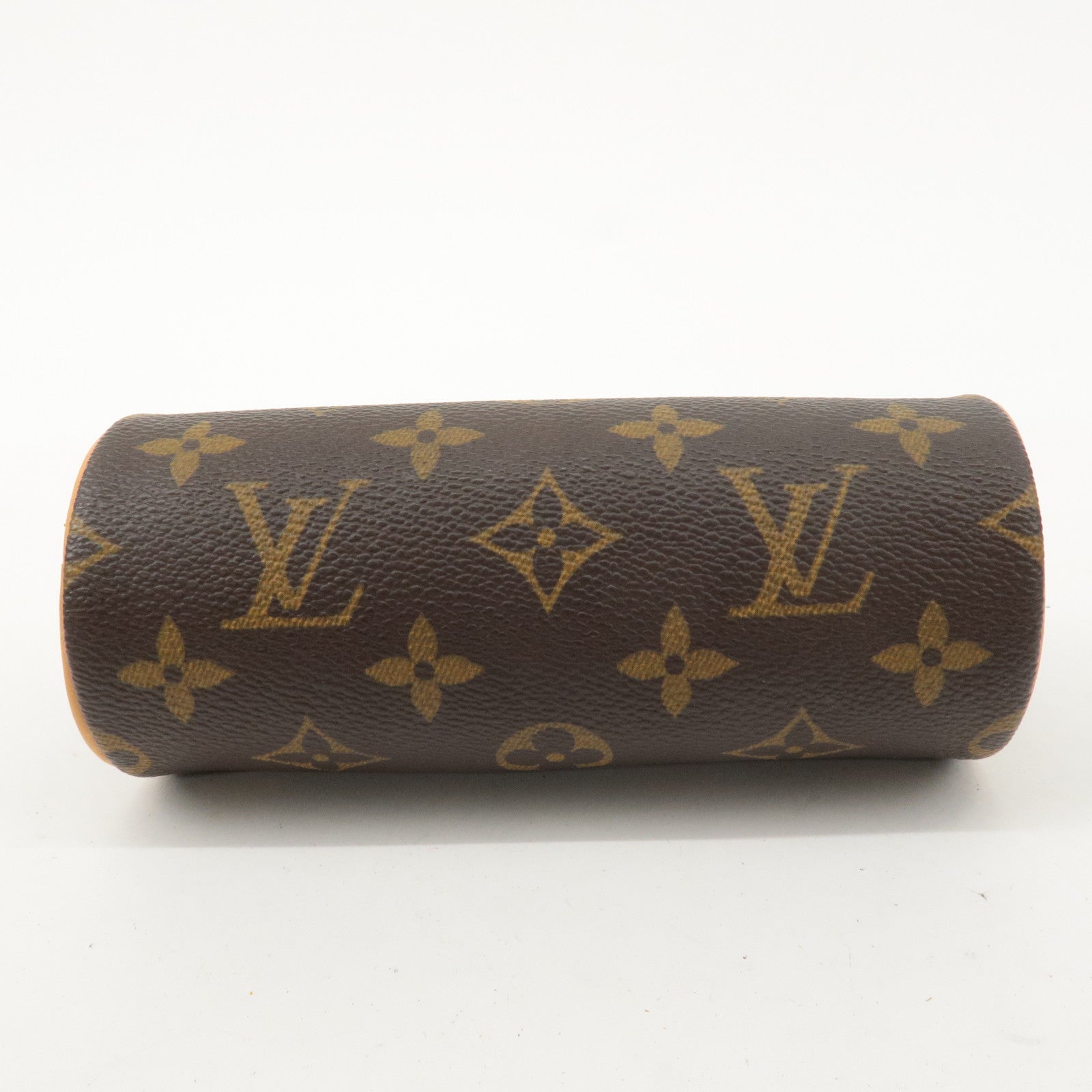 Louis Vuitton Monogram Papillon 30 Hand Bag 
Pouch Brown M51385