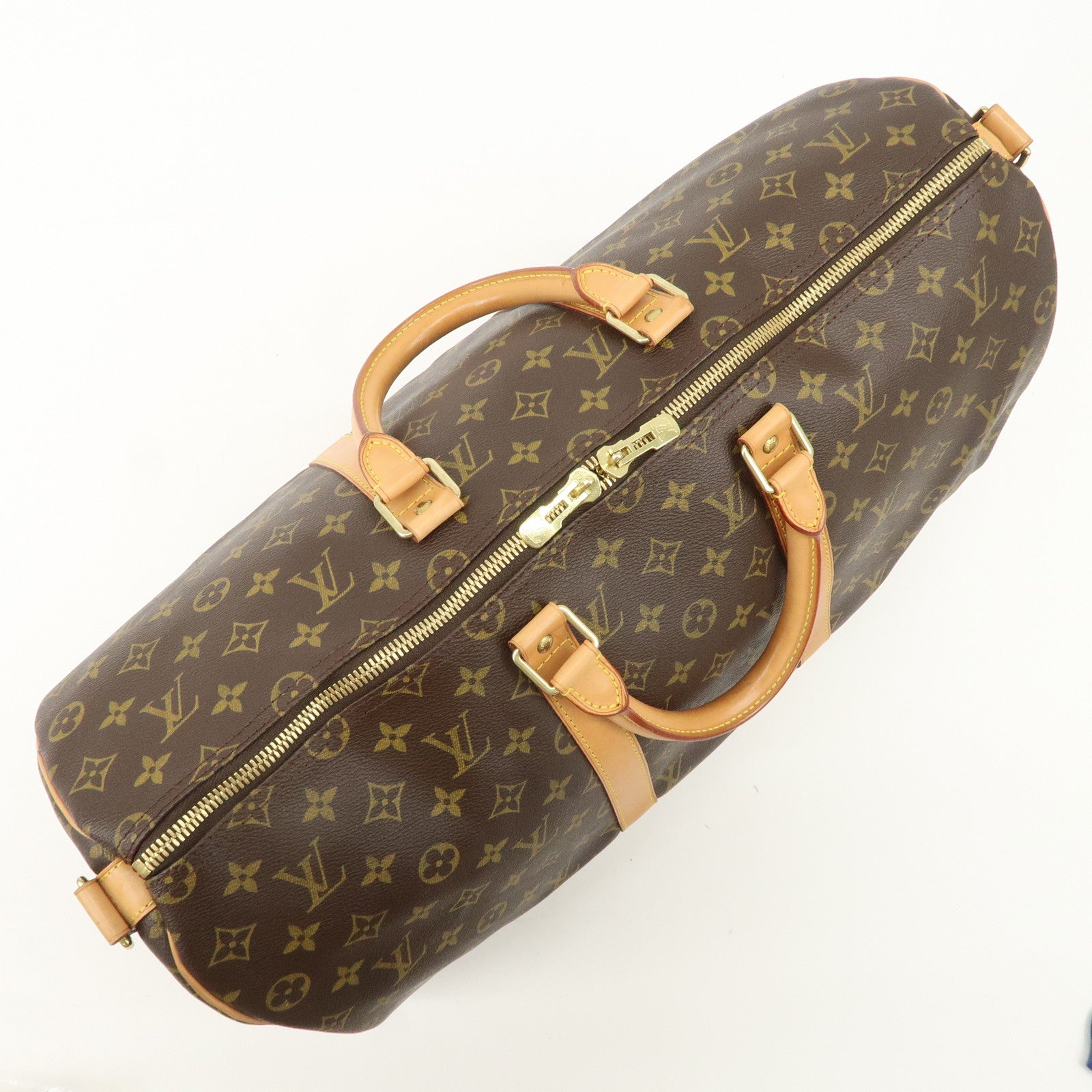 Louis Vuitton Monogram Keep All Bandouliere 50 Boston Bag M41416 Used