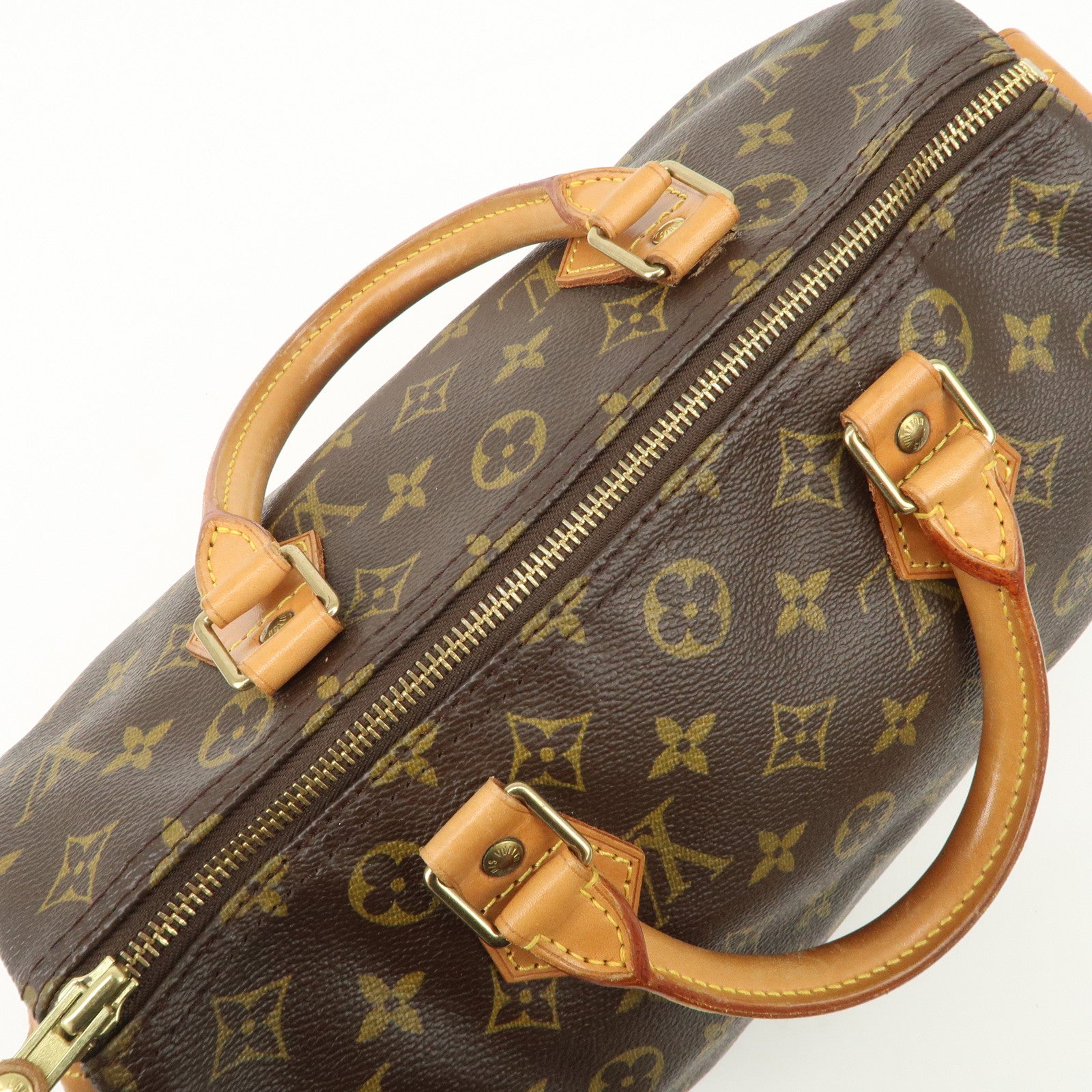 Louis Vuitton Monogram Speedy 30 Hand Bag Boston Bag M41526 Used