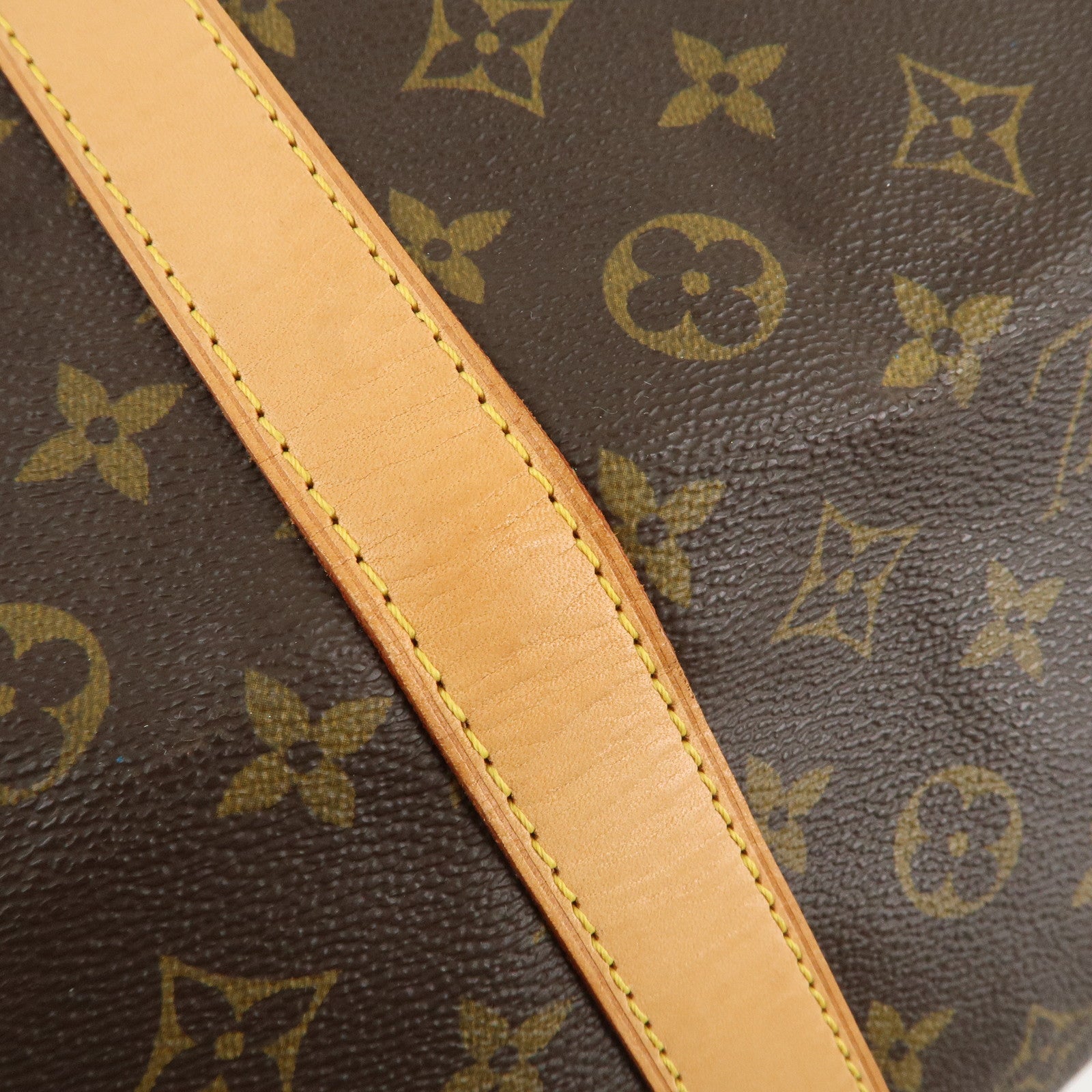 Louis Vuitton Monogram Keep All Bandouliere 60 Bag Brown M41412