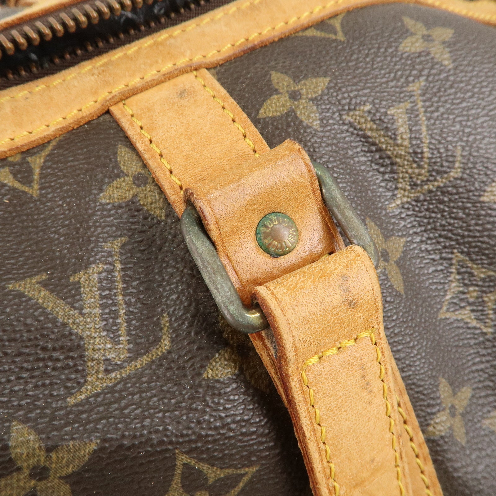 Louis Vuitton Monogram Sac Souple 45 Boston Bag M41624