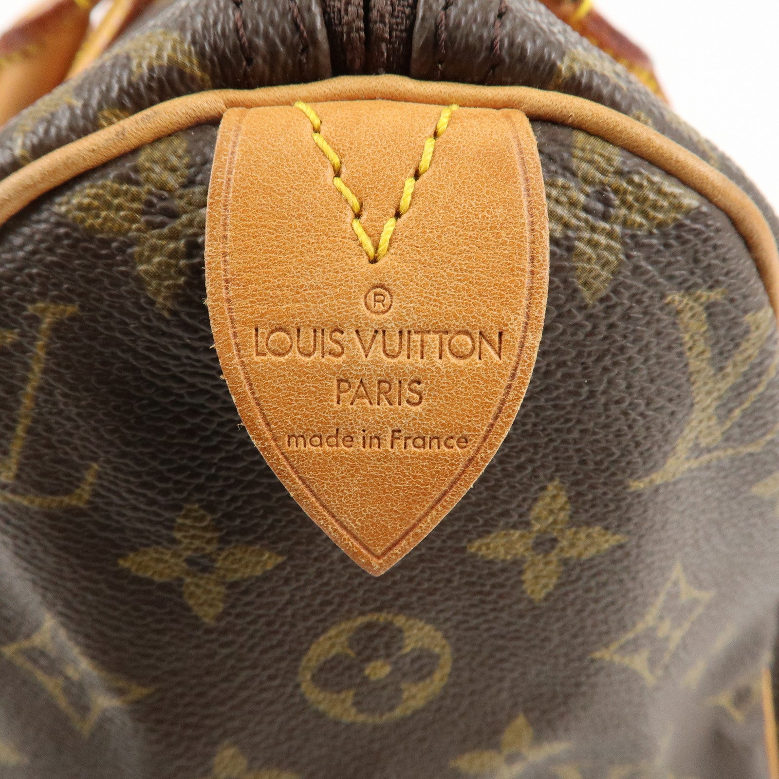 Louis Vuitton Monogram Speedy 30 Hand Bag Boston Bag M41526 Used