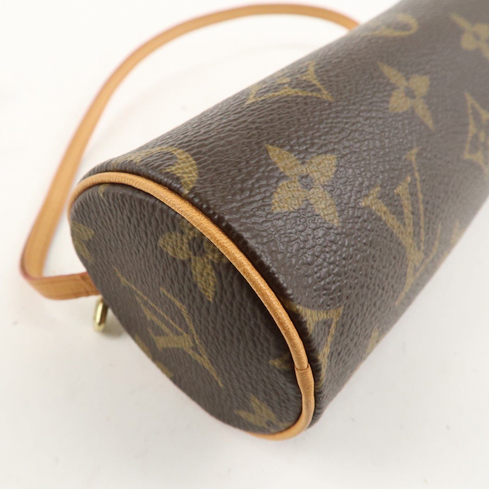 Louis Vuitton Monogram Papillon 30 Hand Bag 
Pouch Brown M51385