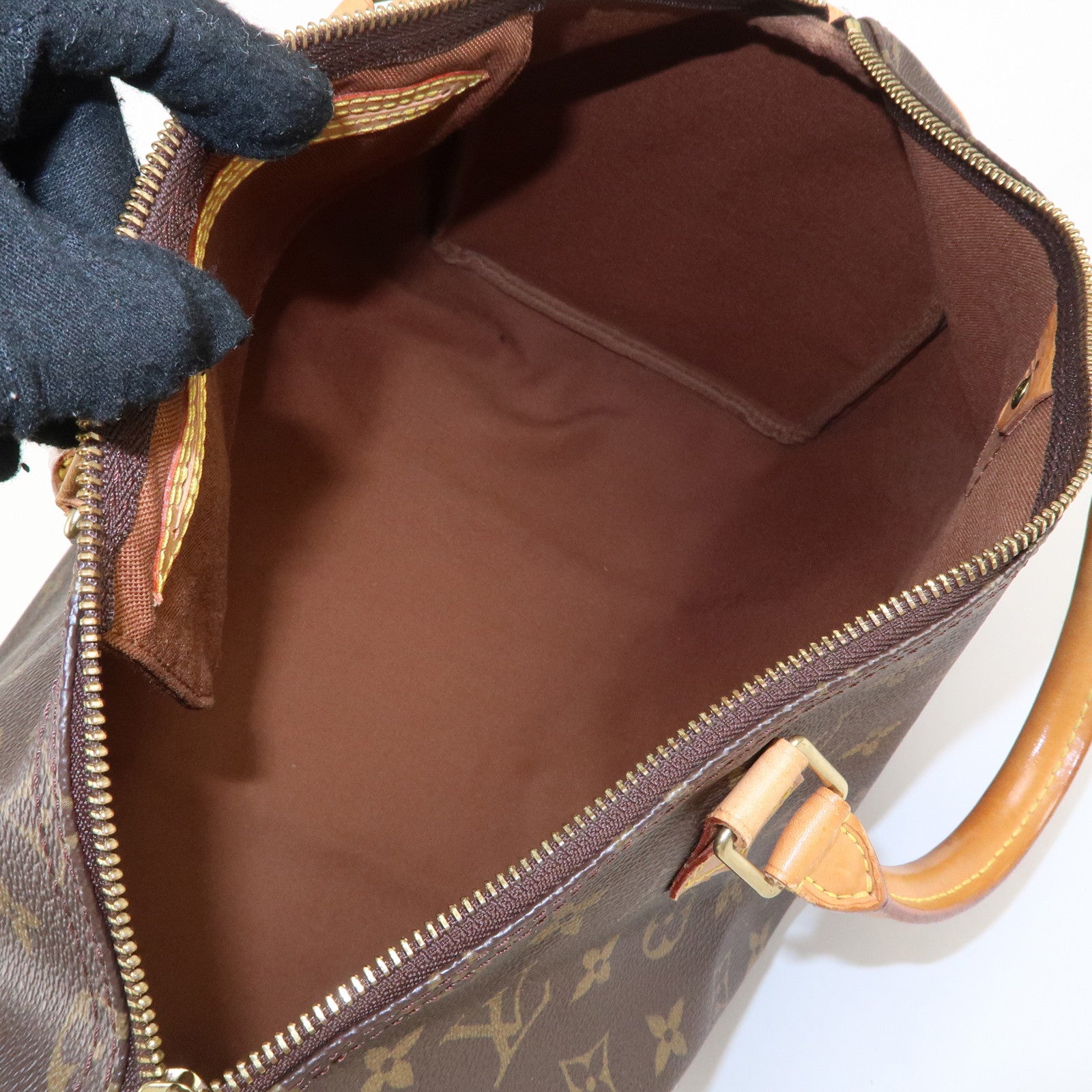 Louis Vuitton Monogram Speedy 35 Hand Bag Boston Bag M41524