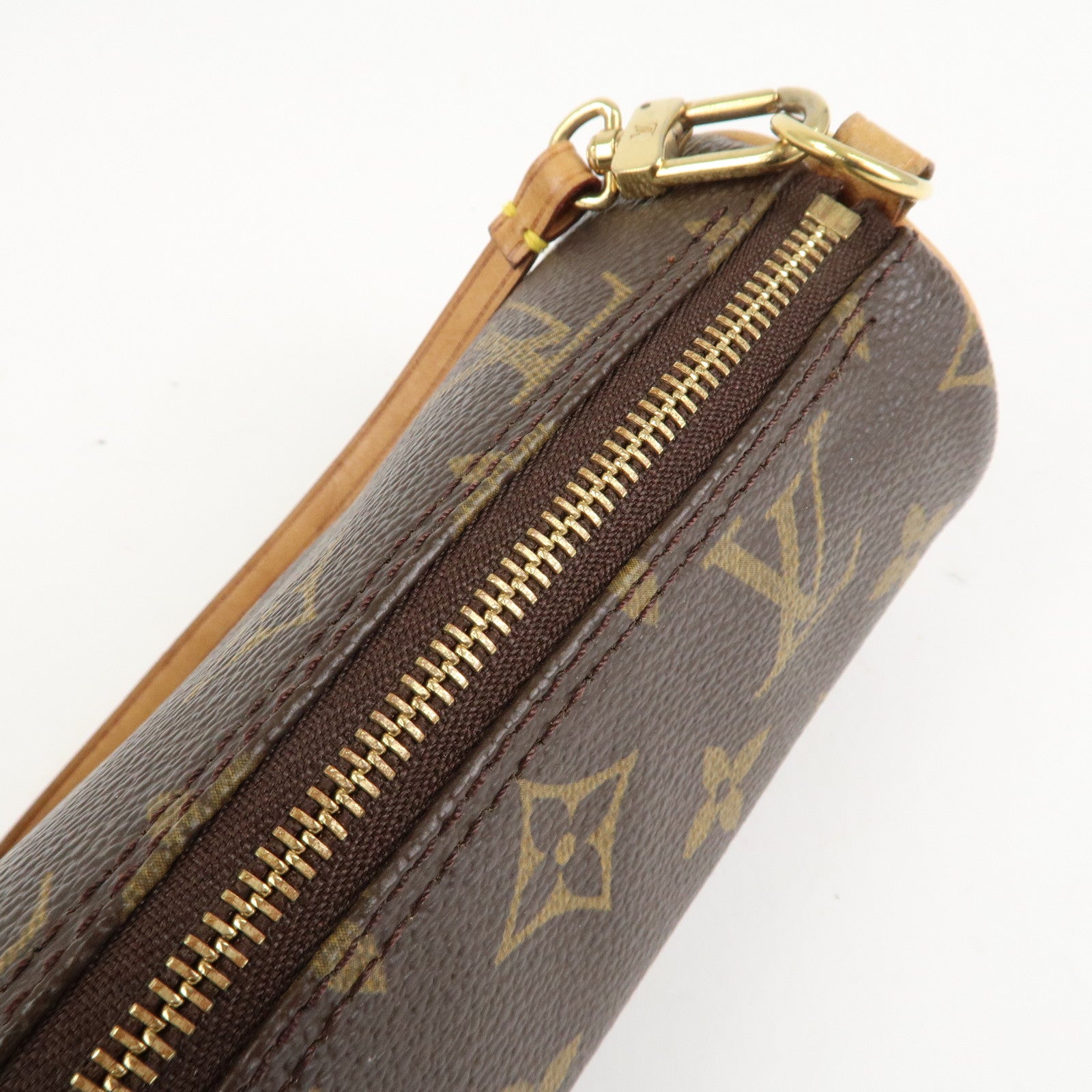 Louis Vuitton Monogram Mini Pouch for Papillon Bag New Style Brown Used