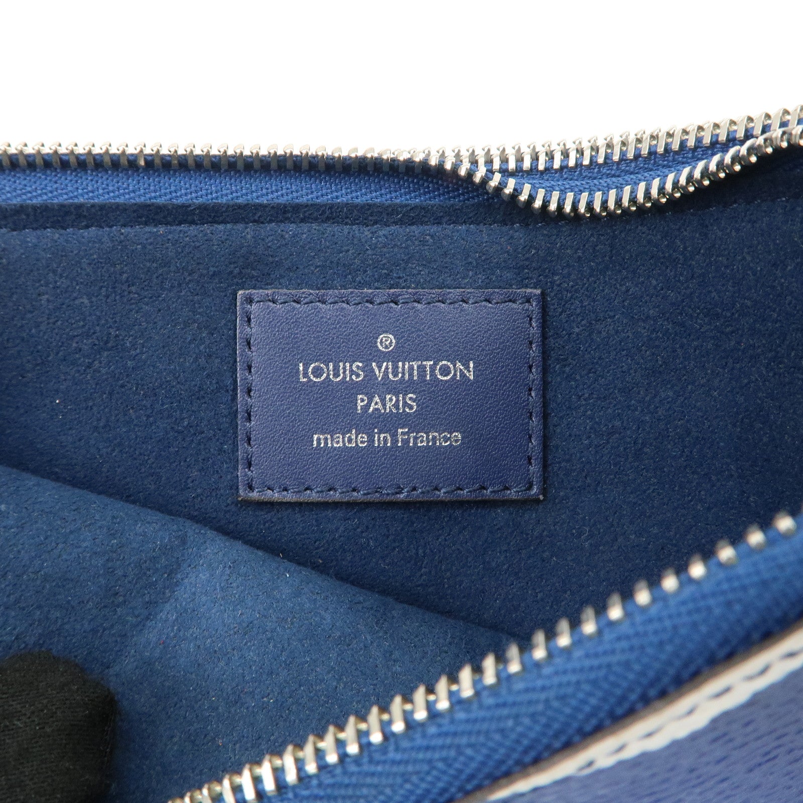 Louis Vuitton LV Escal Pochette Double Zip Blue M69124 Used