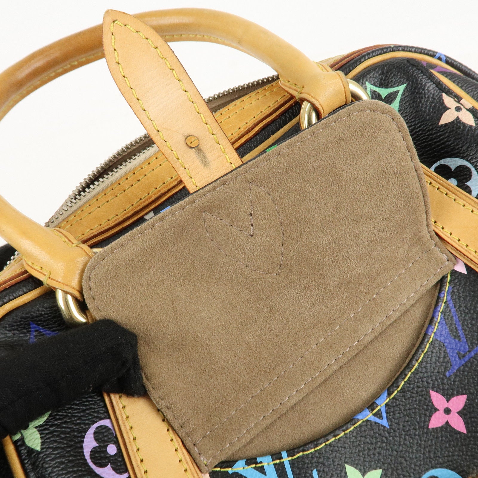 Louis Vuitton Monogram Multi Color Priscilla Hand Bag Noir M40097 Used