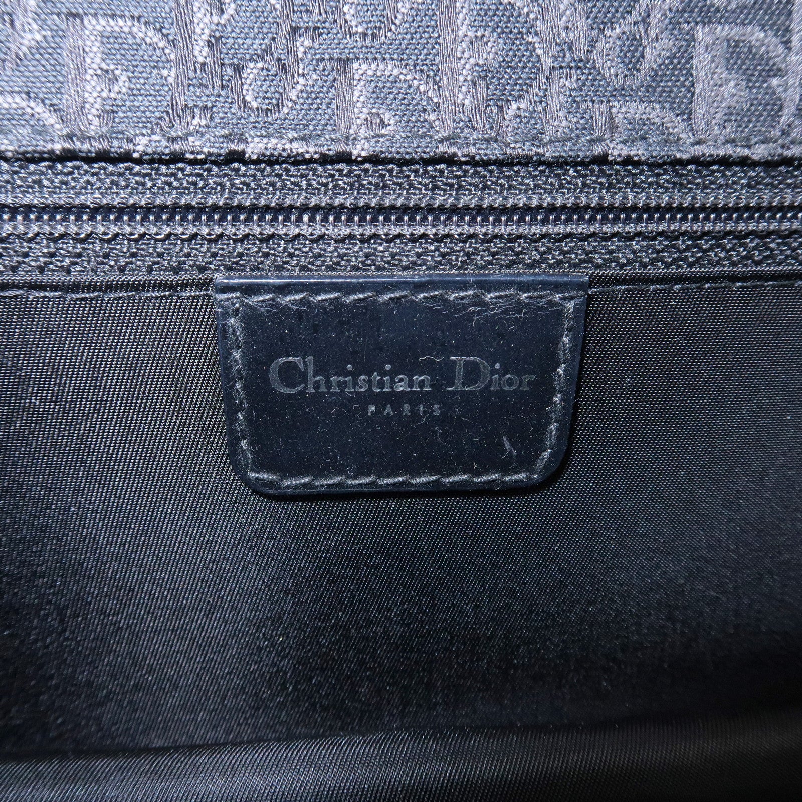 Christian Dior Trotter Canvas Leather Shoulder Bag 05-MA-0024 Used