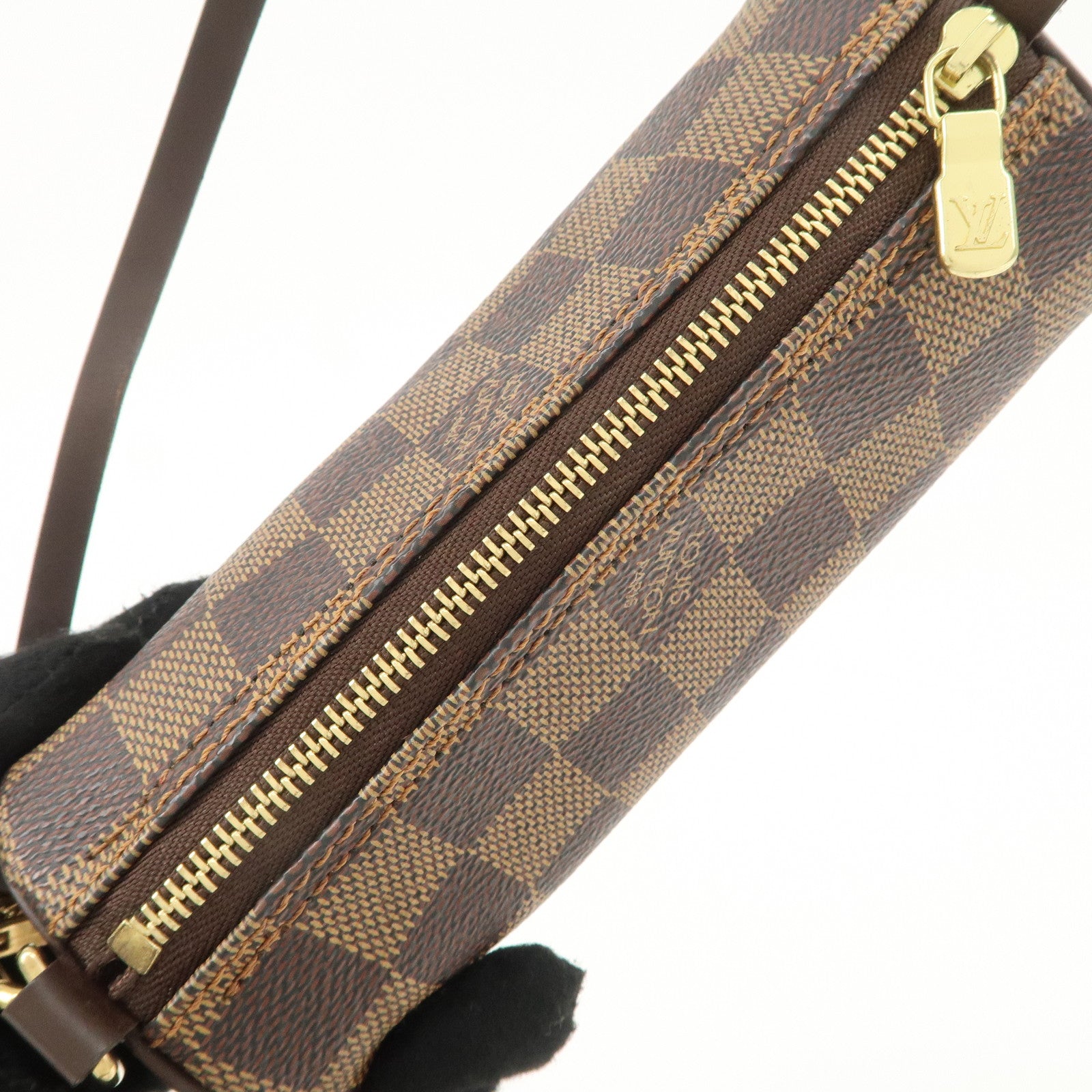 Louis Vuitton Damier Mini Pouch for Papillon Bag Brown Used