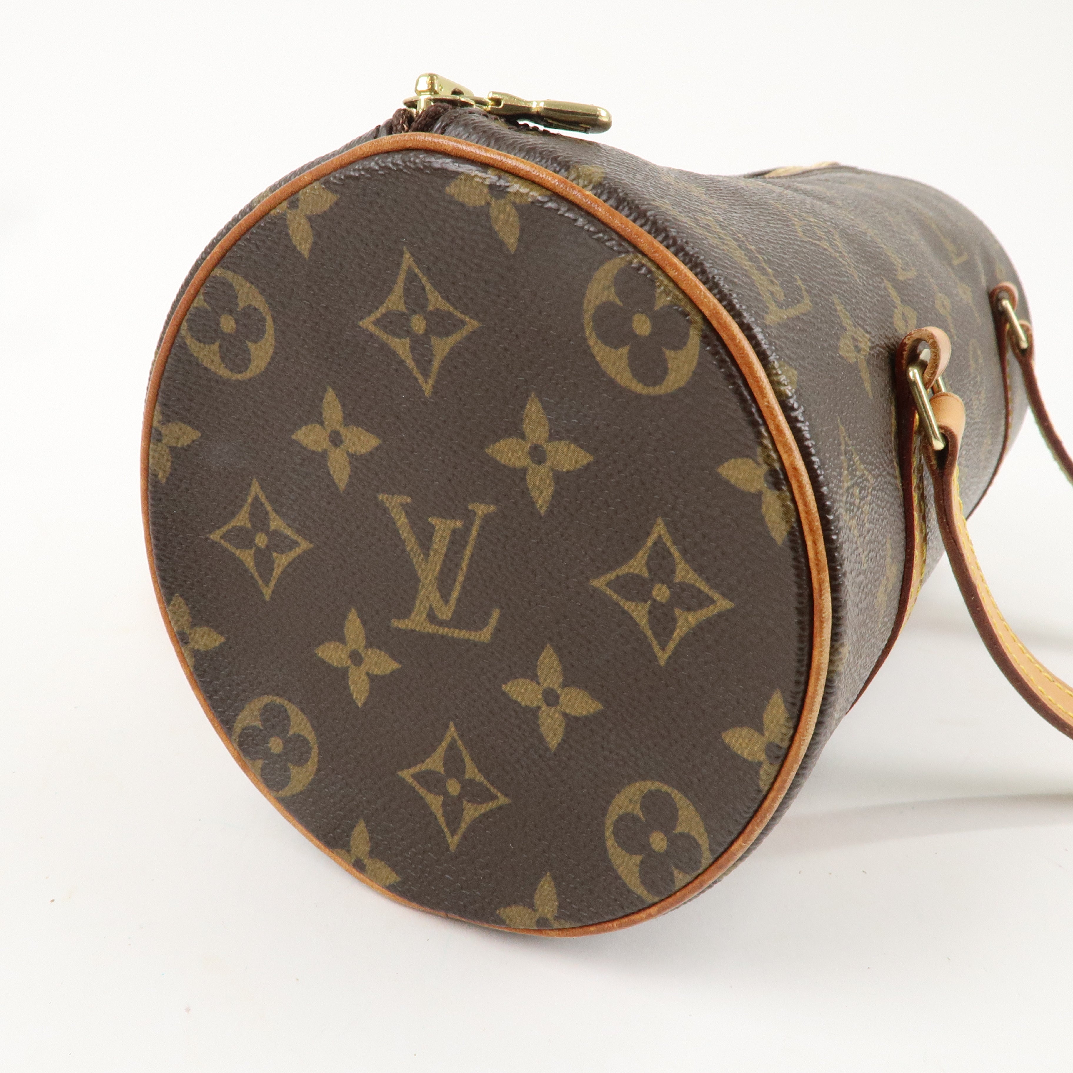 Louis Vuitton Monogram Papillon 26 Hand Bag Brown M51385