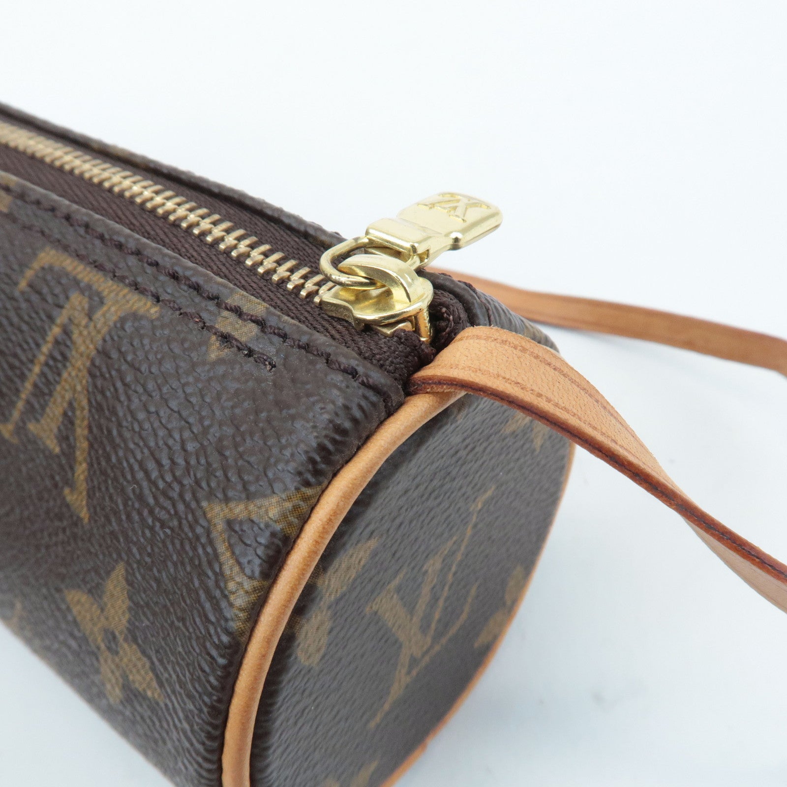 Louis Vuitton Monogram Mini Pouch for Papillon Bag Brown Used