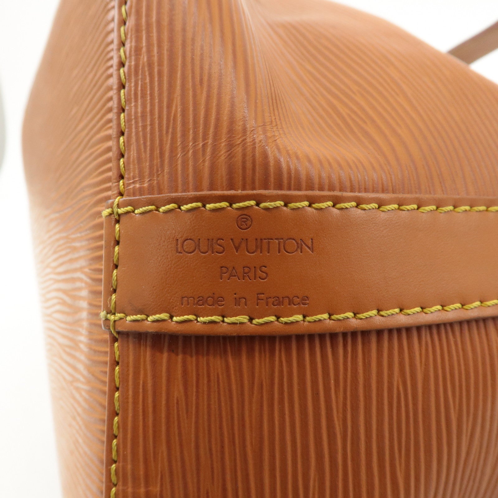 Louis Vuitton Epi Petit Noe Shoulder Bag Zipang Gold M44108