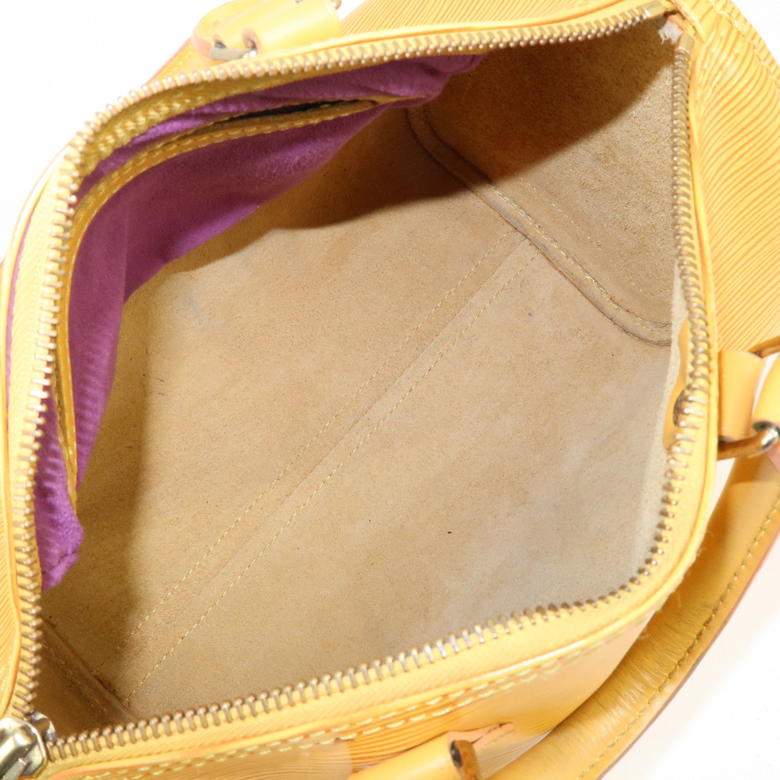 Louis Vuitton Epi Speedy 25 Boston Bag Hand Bag Yellow M43019