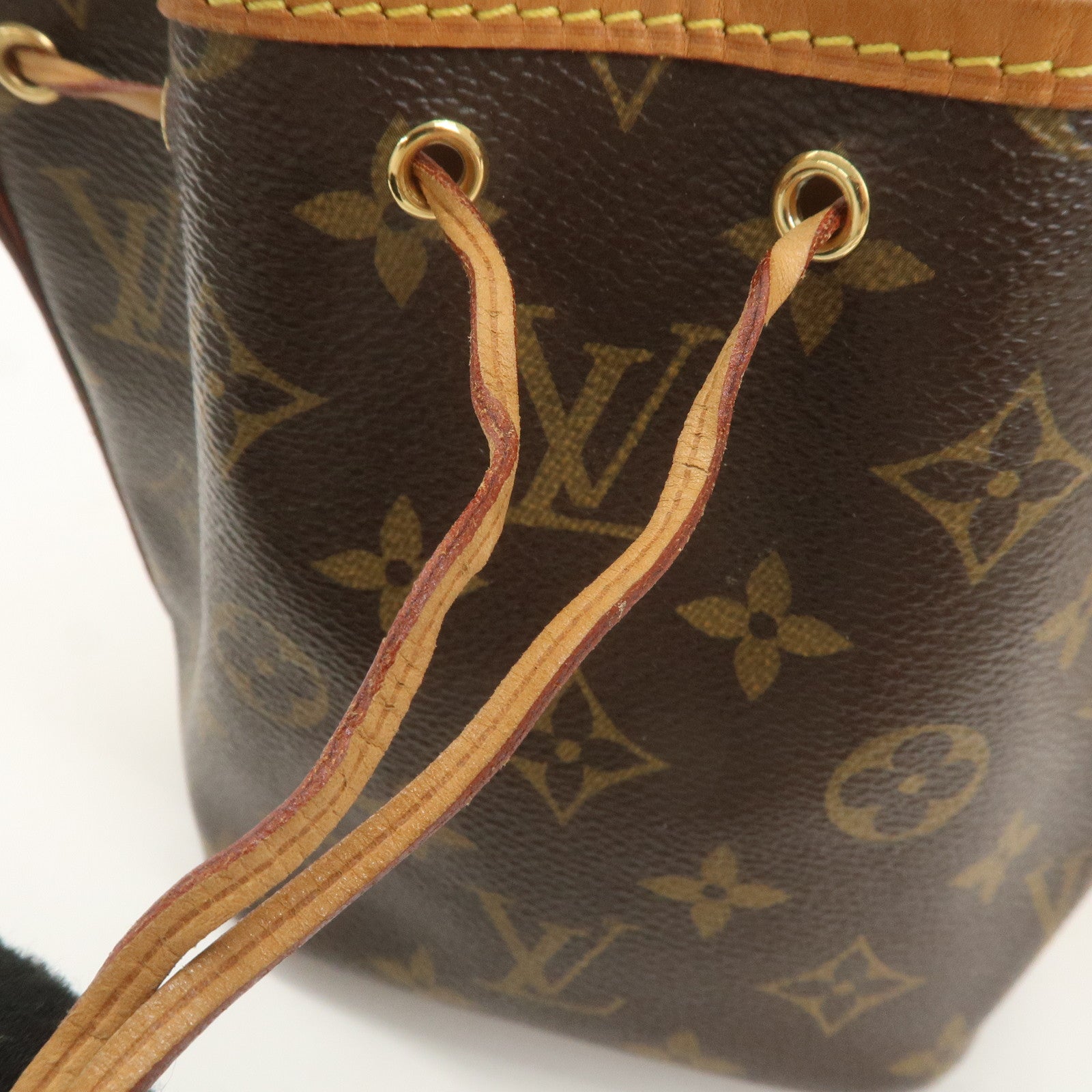 Louis Vuitton Monogram Nano Noe Shoulder Bag Brown M41346